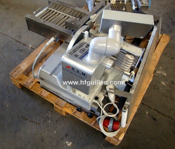 REF-1107 AFFETTATRICE AUTOMATICA S.A.M. CON INTERLEAVER in vendita - foto 7
