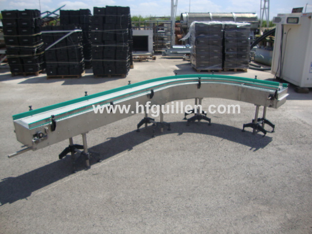 REF-1071 NASTRO TRASPORTATORE MODULARE A CURVA 90º in vendita - foto 6