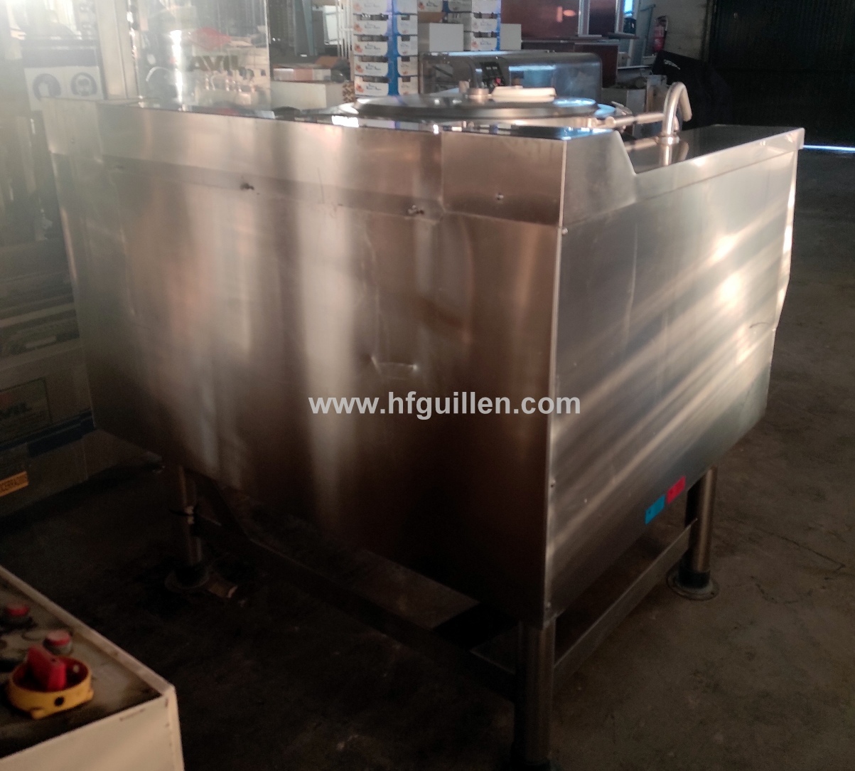 PENTOLA MESCOLATRICE RIBALTABILE A VAPORE FIREX 180 L in vendita - foto 4