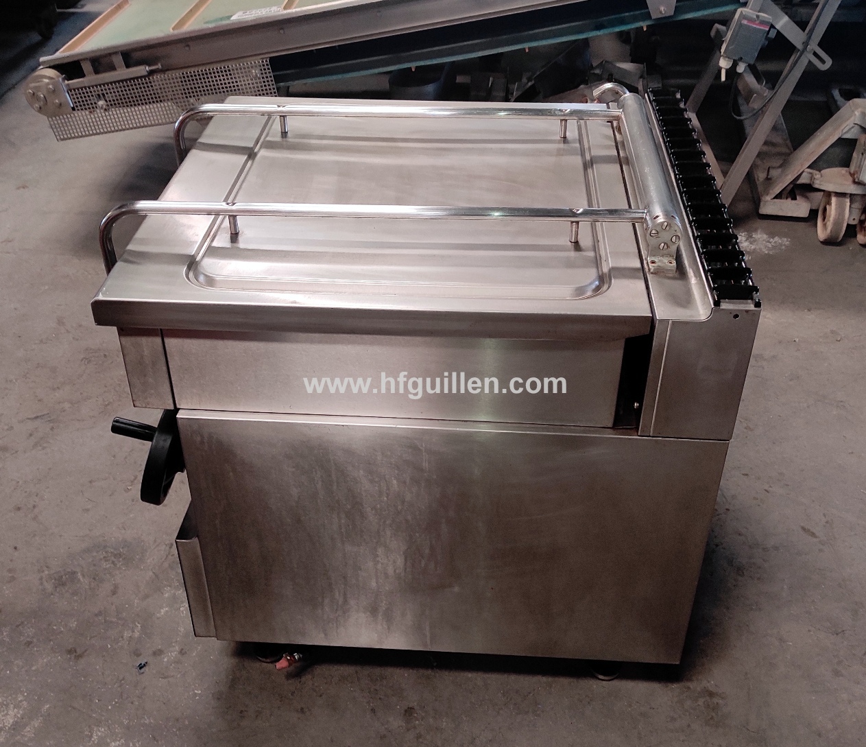 REF-2627 BRASIERA RIBALTABILE ZANUSSI A GAS 80 LITRI in vendita - foto 3