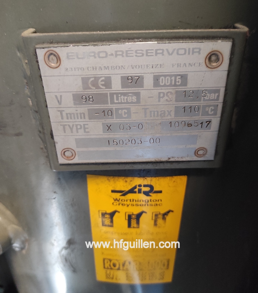 COMPRESSORE A VITE WORTHINGTON CREYSSENSAC ROLLAIR in vendita - foto 7