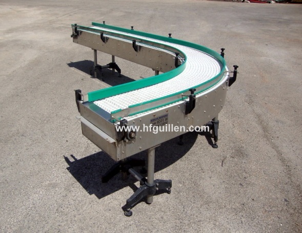 REF-1071 NASTRO TRASPORTATORE MODULARE A CURVA 90º in vendita - foto 2