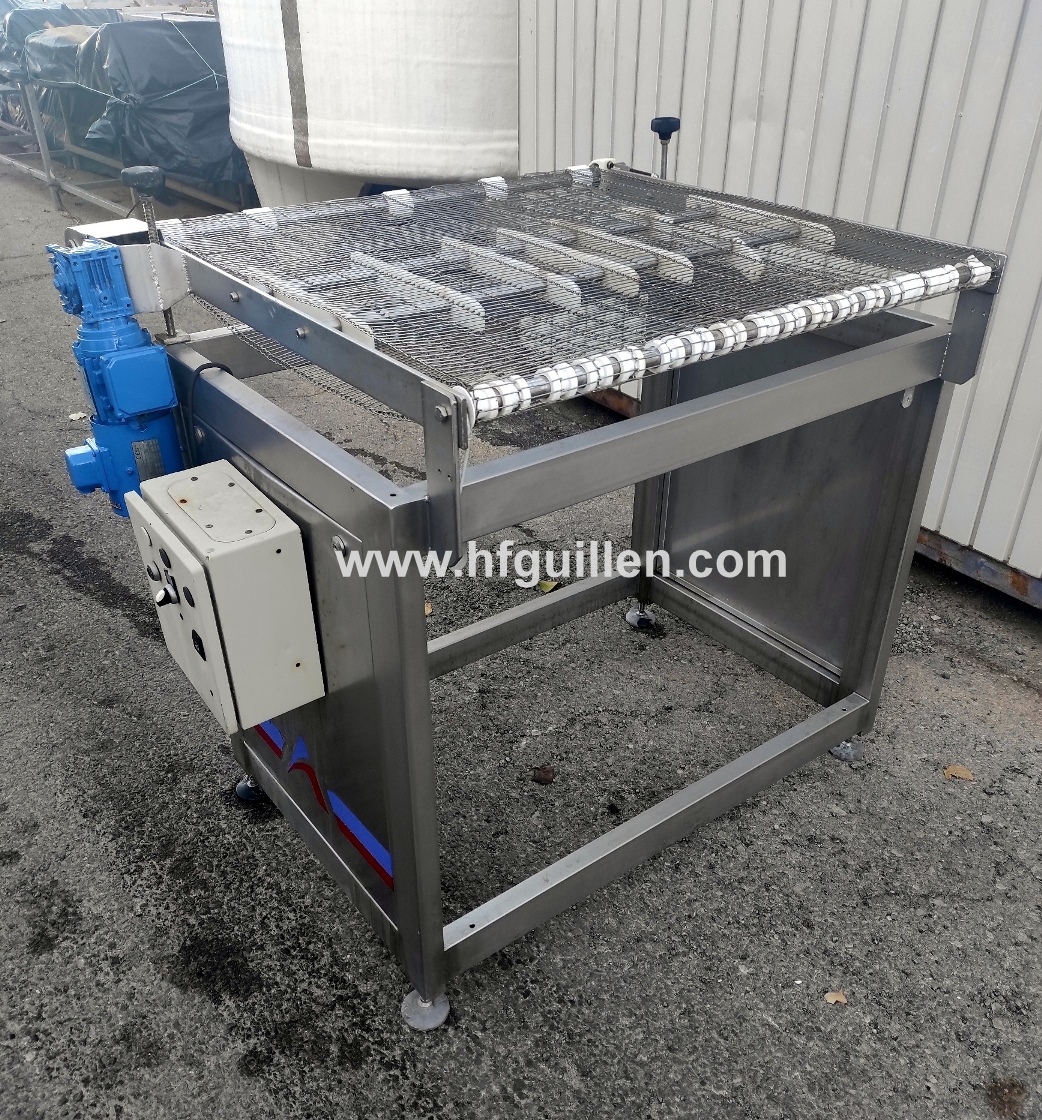 NASTRO TRASPORTATORE RETE METALLICA INOX CON VARIATORE in vendita - foto 2