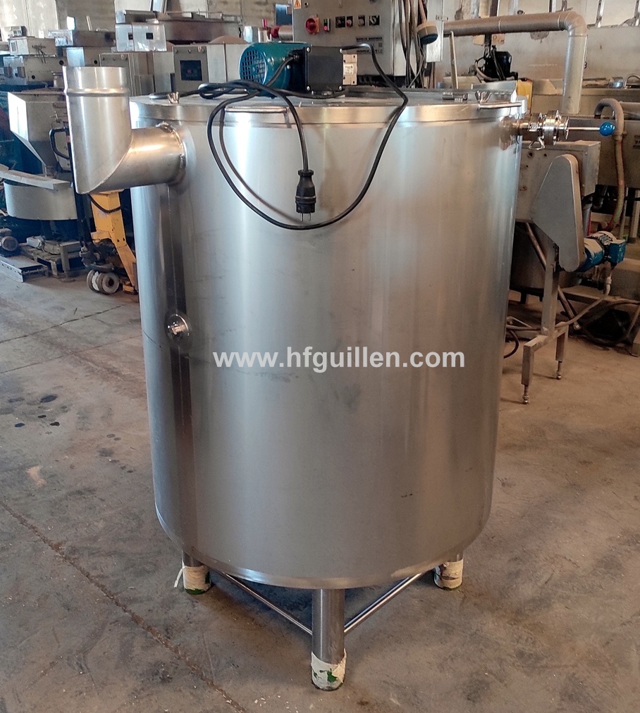 SERBATOIO INOX ISOTERMICO AGITATORE E COPERCHIO 550 L in vendita - foto 2