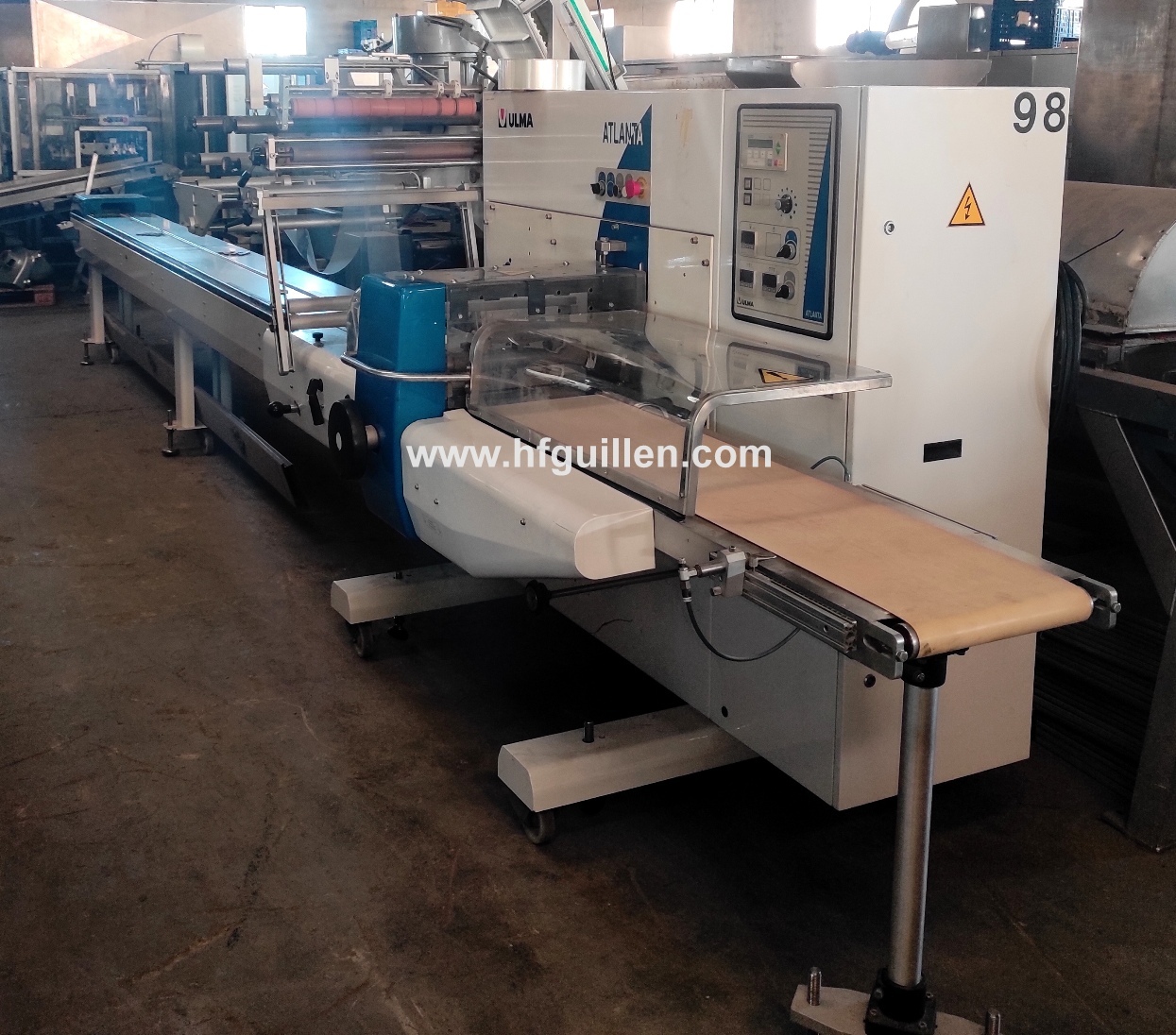 CONFEZIONATRICE FLOW PACK ULMA ATLANTA DOPPIA GANASCIA  in vendita - foto 1