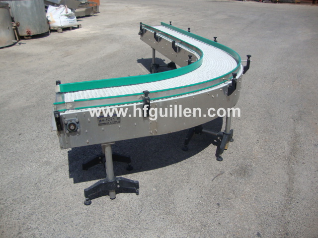 REF-1071 NASTRO TRASPORTATORE MODULARE A CURVA 90º in vendita - foto 3