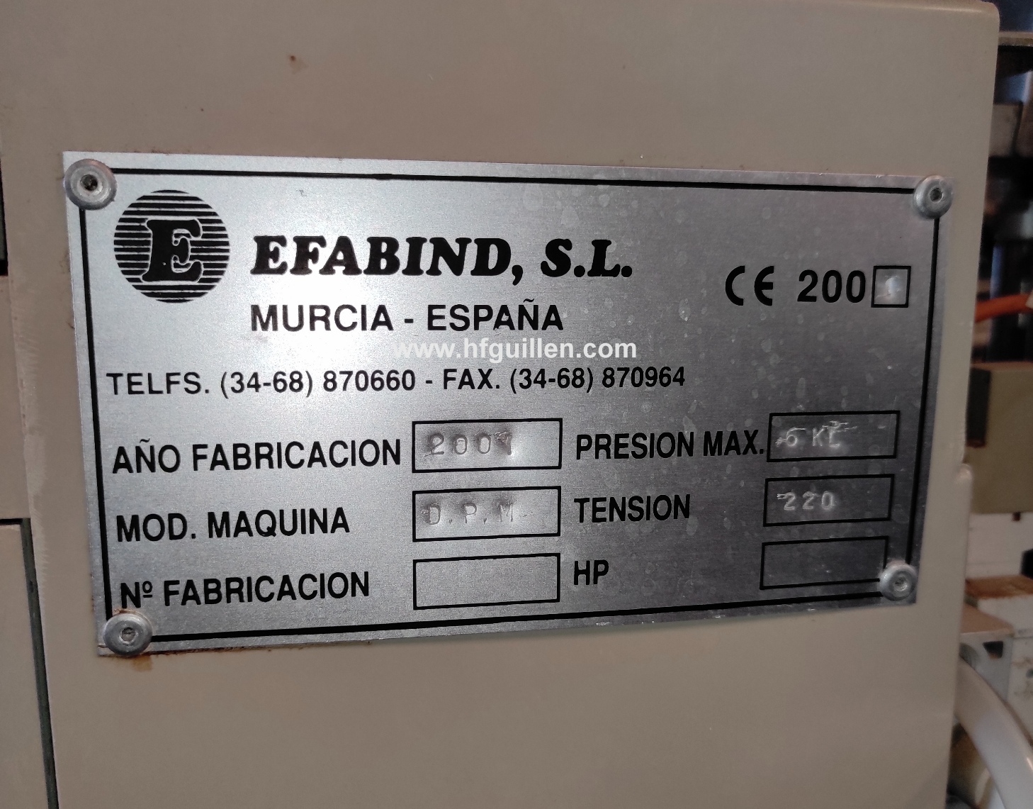 RIEMPITRICE PONDERALE PER SECCHI EFABIND in vendita - foto 6