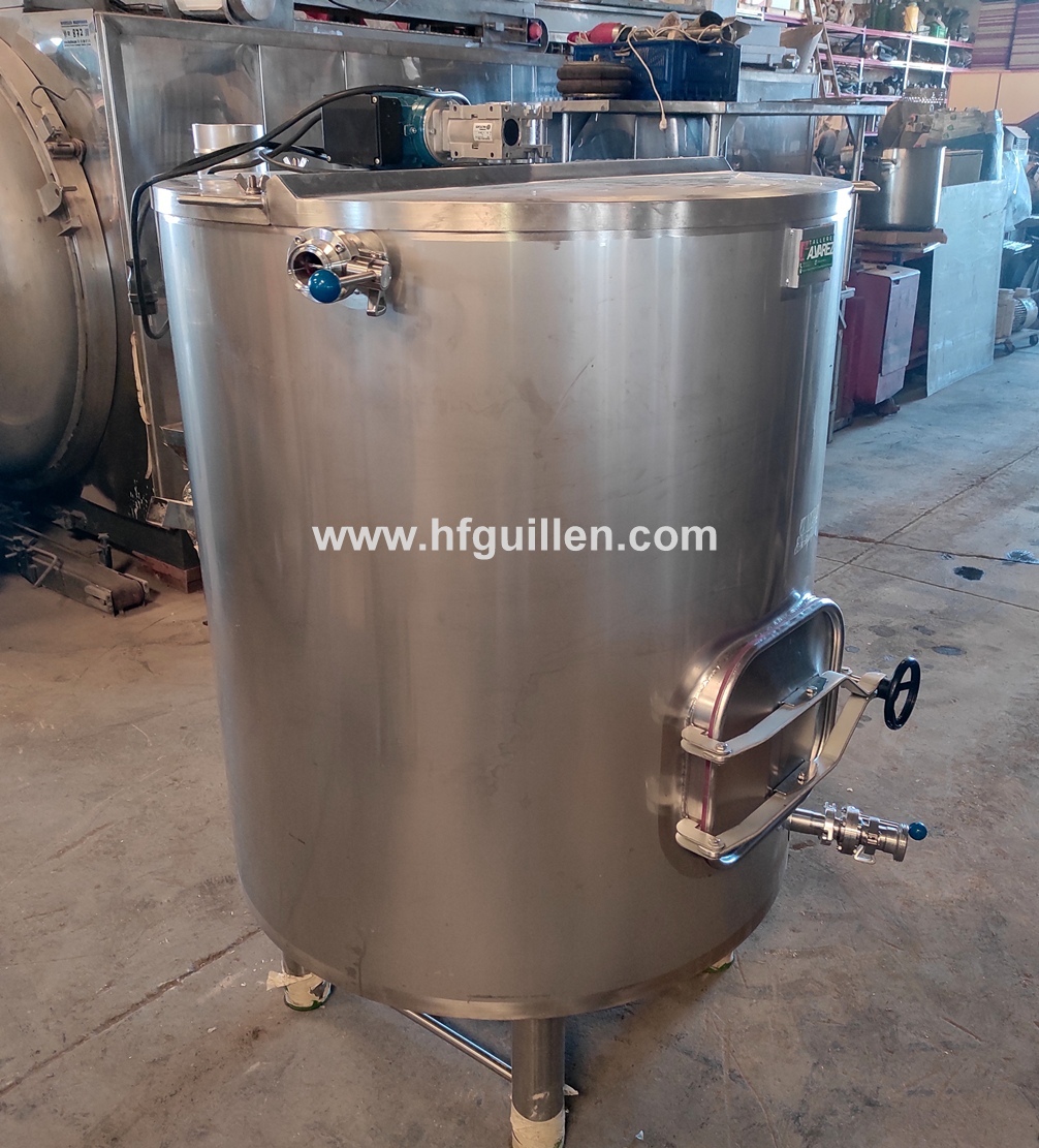 SERBATOIO INOX ISOTERMICO AGITATORE E COPERCHIO 550 L in vendita - foto 1