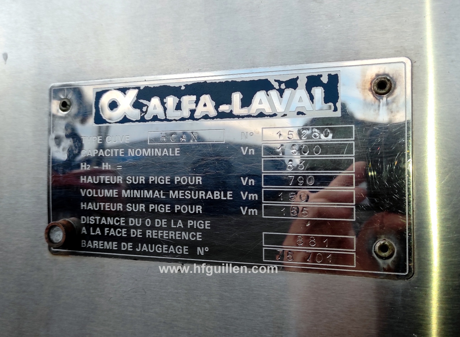 SERBATOIO ISOTERMICO INOX 1.500 LITRI CON AGITATORE in vendita - foto 6