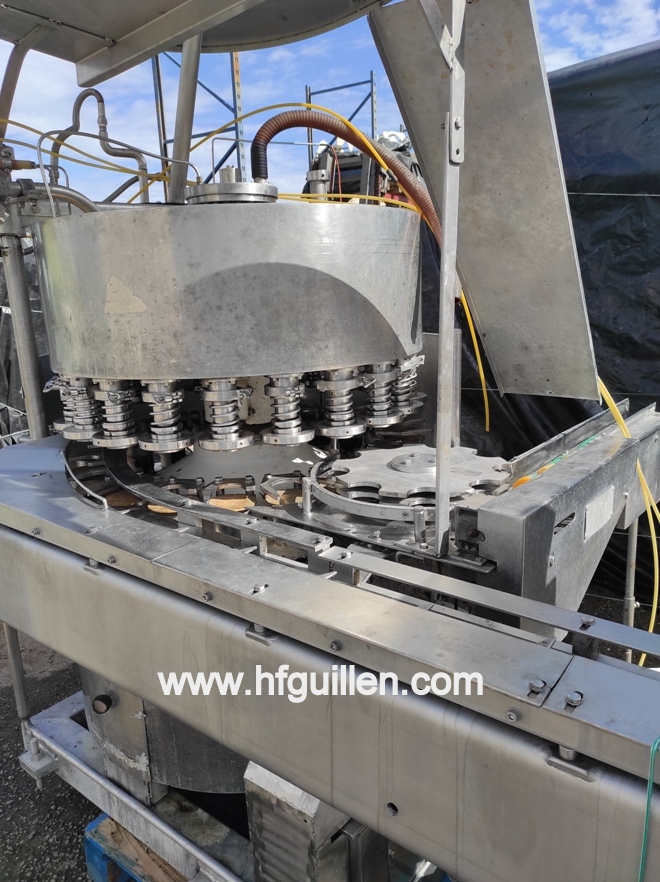 AGGRAFFATRICE FMC A 4 TESTE CON RIEMPITRICE SOTTOVUOTO in vendita - foto 6