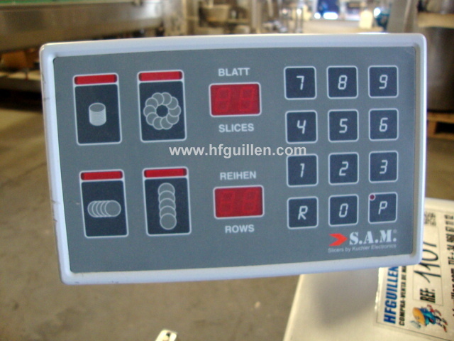 REF-1107 AFFETTATRICE AUTOMATICA S.A.M. CON INTERLEAVER in vendita - foto 4