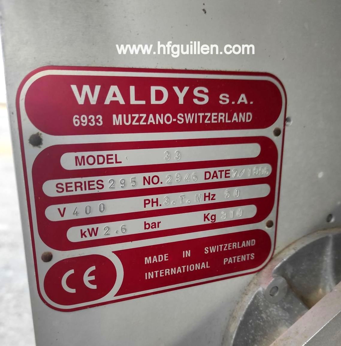 AVVOLGITRICE FILM STRETCH PER VASCHETTE WALDYSSA 33 in vendita - foto 3