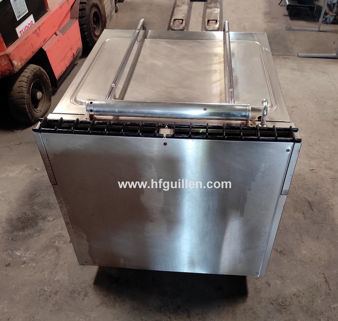 REF-2627 BRASIERA RIBALTABILE ZANUSSI A GAS 80 LITRI in vendita - foto 5