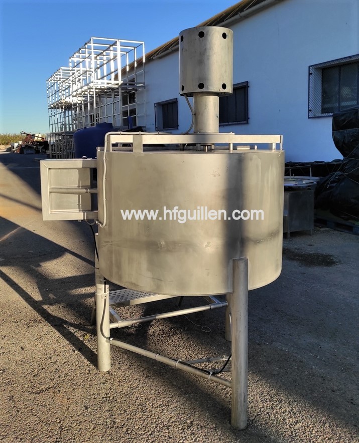 REF-2400 SERBATOIO INOX CON AGITATORE TOWNSEND 900 Ltr in vendita - foto 4