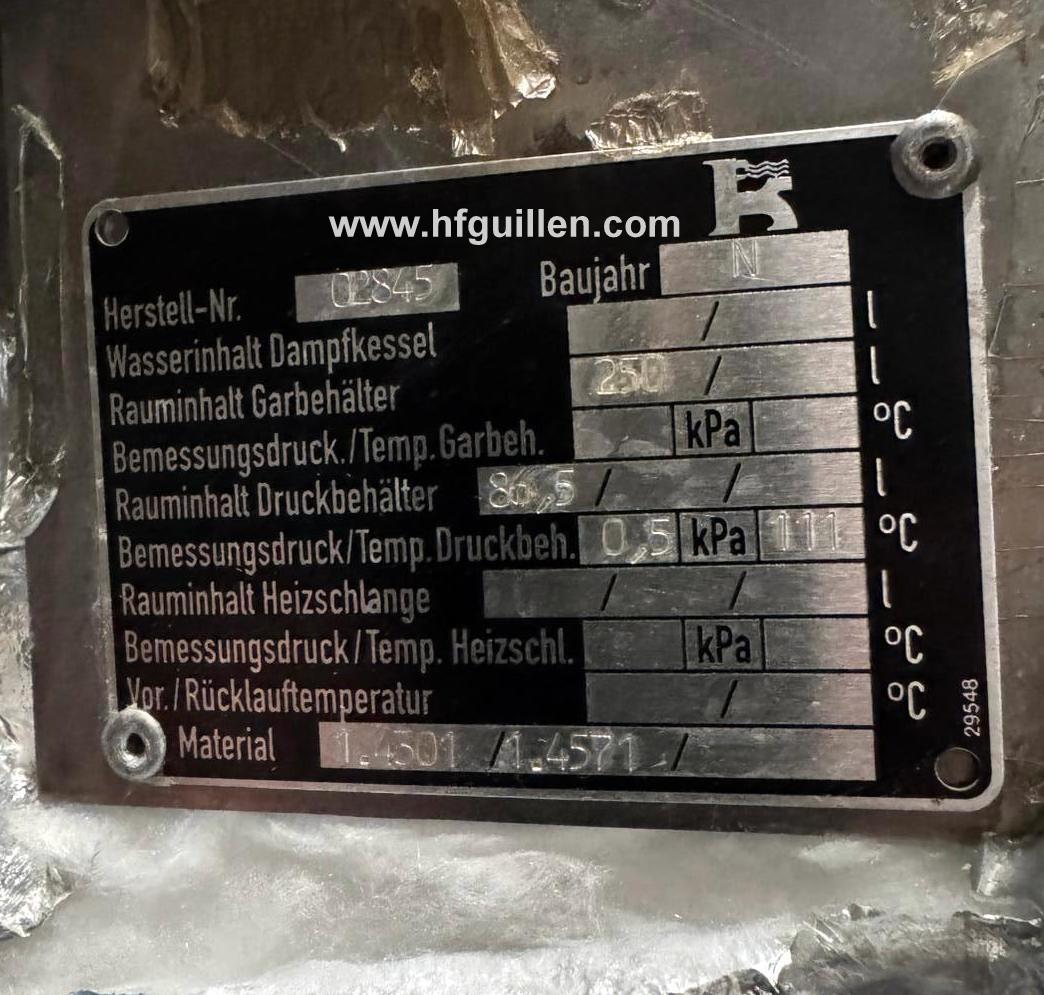 PENTOLA A VAPORE BASSA PRESSIONE KÜPPERSBUSCH FNR 250 in vendita - foto 7