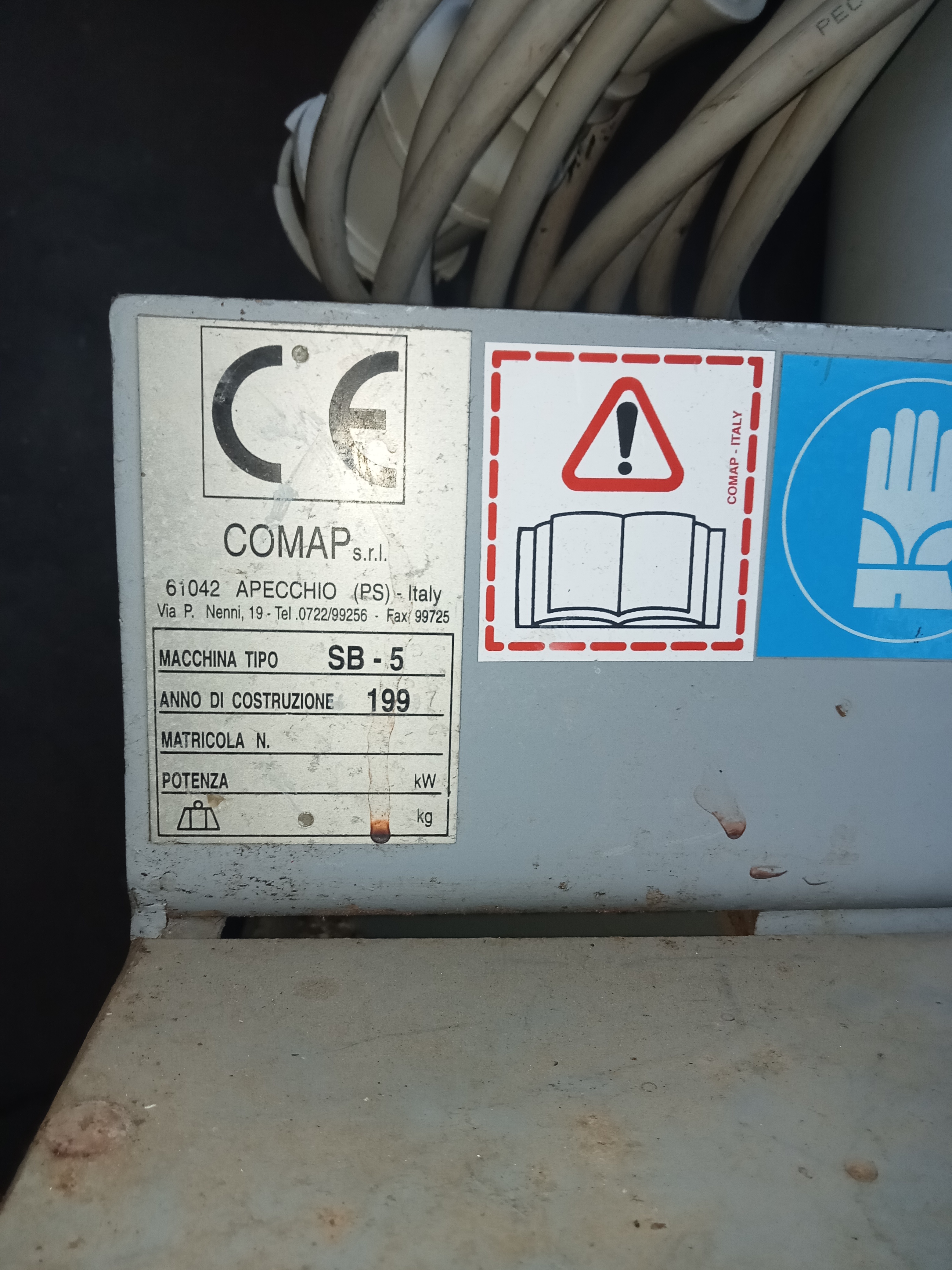 Pressa schiacciabidoni COMAP SB 5 in vendita - foto 2
