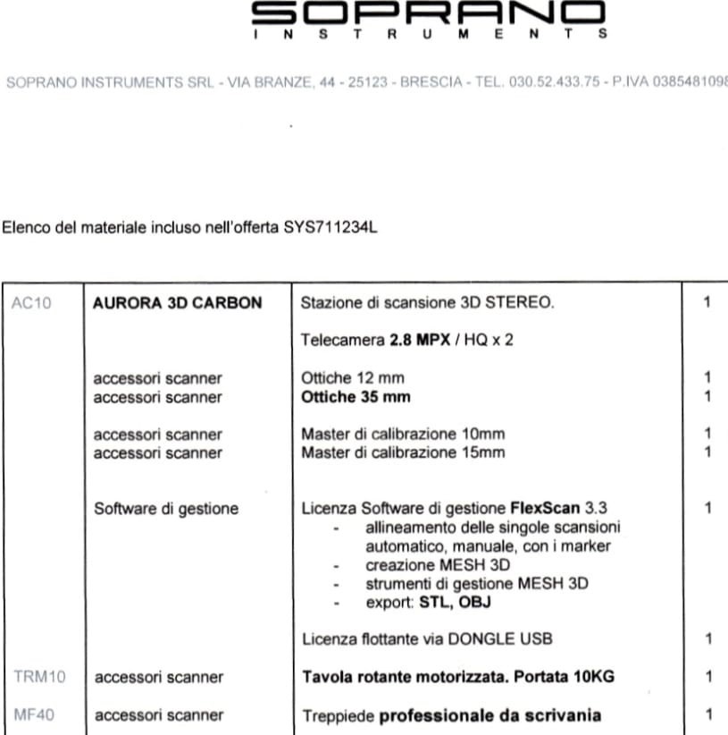 SCANNER SOPRANO AURORA 3D CARBON con PC e MONITOR in vendita - foto 2