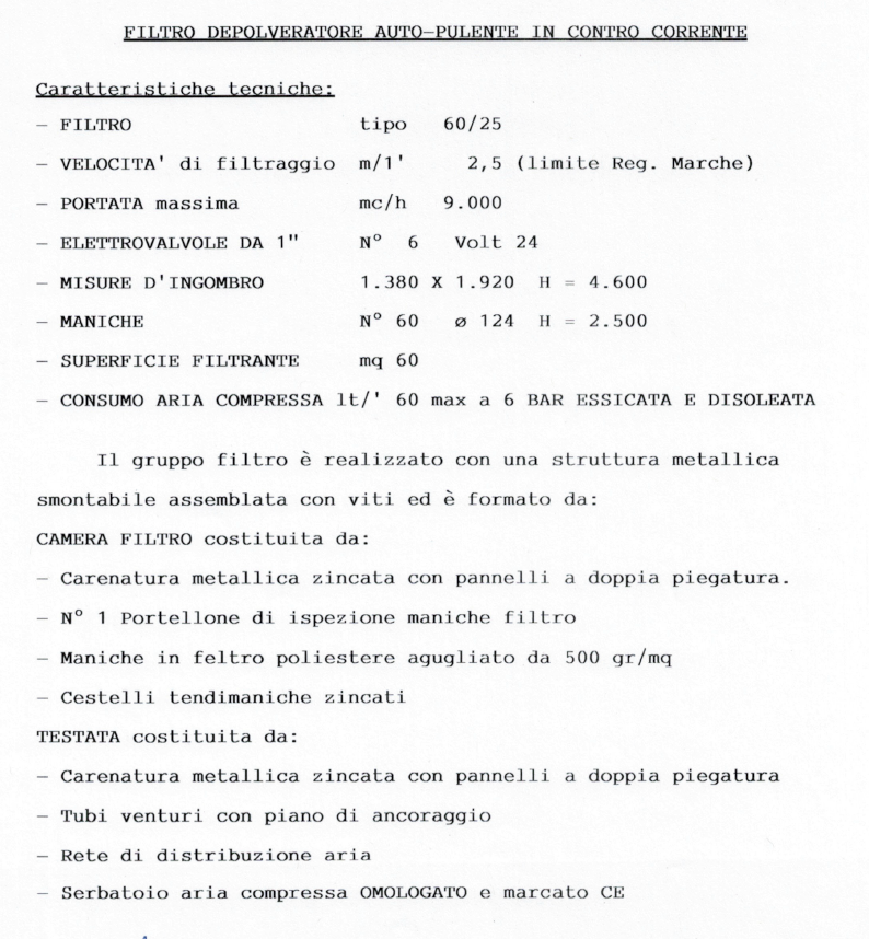 ASPIRATORE DEPOLVERATORE 9000MC/h in vendita - foto 2