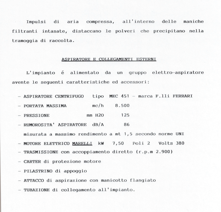 ASPIRATORE DEPOLVERATORE 9000MC/h in vendita - foto 4