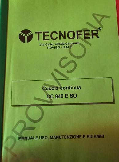2005 Trituratore, cesoia continua TECNOFER CC 940 E in vendita - foto 5