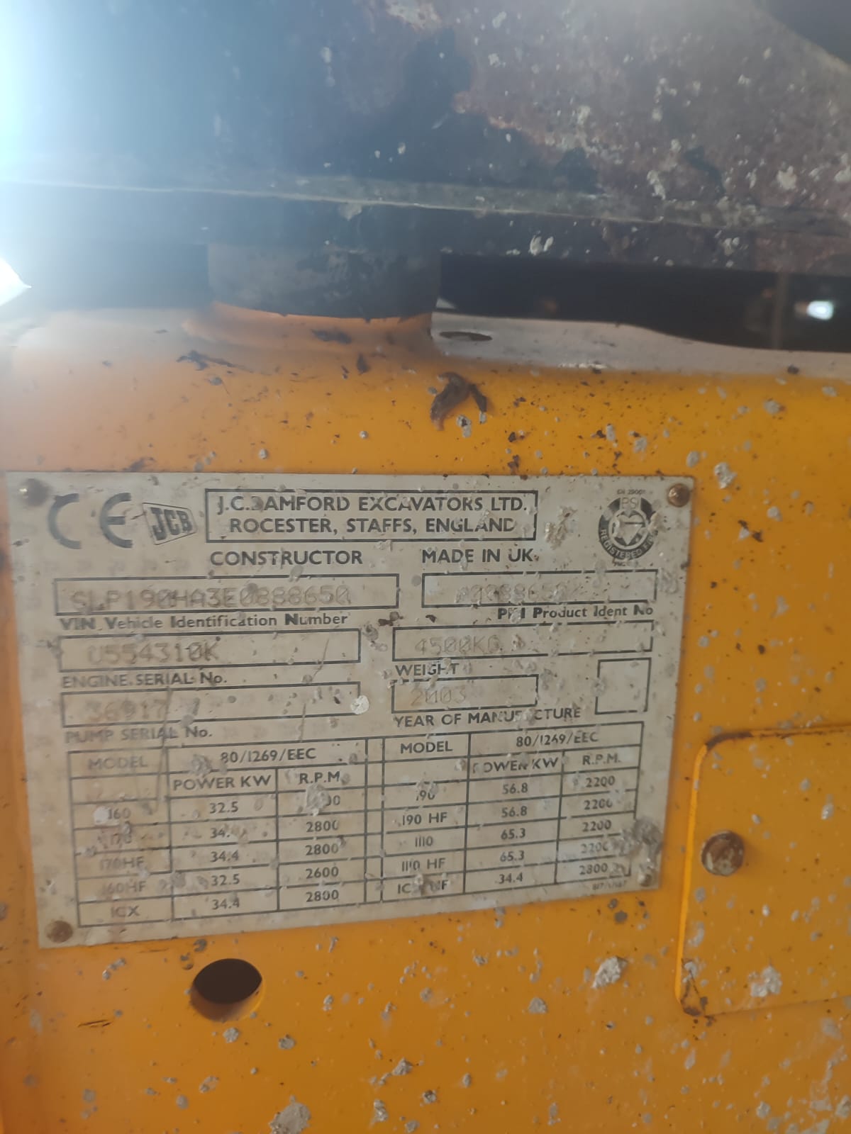Minipala JCB 190 HF in vendita - foto 7
