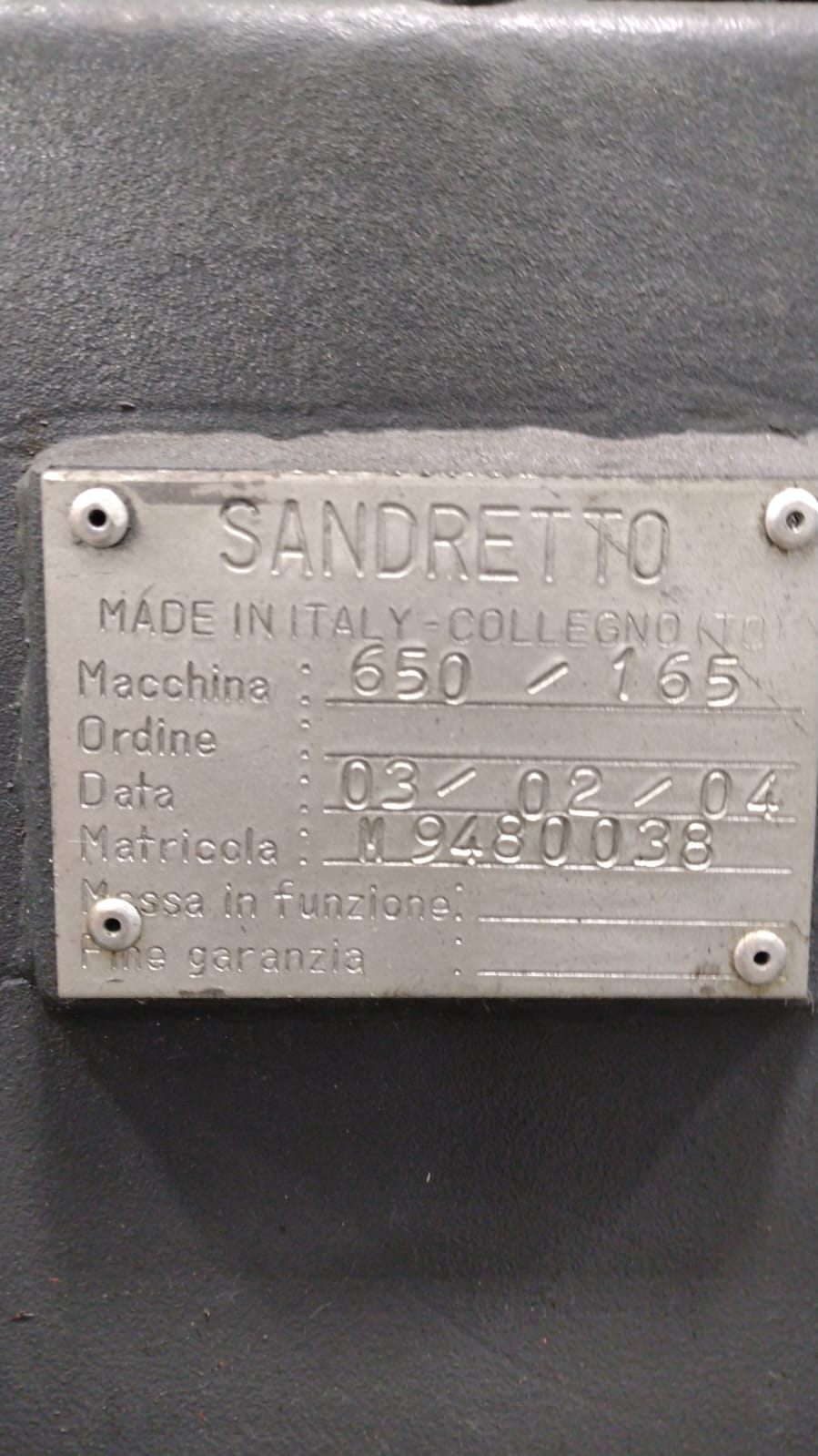 SANDRETTO SERIE 9 T in vendita - foto 5