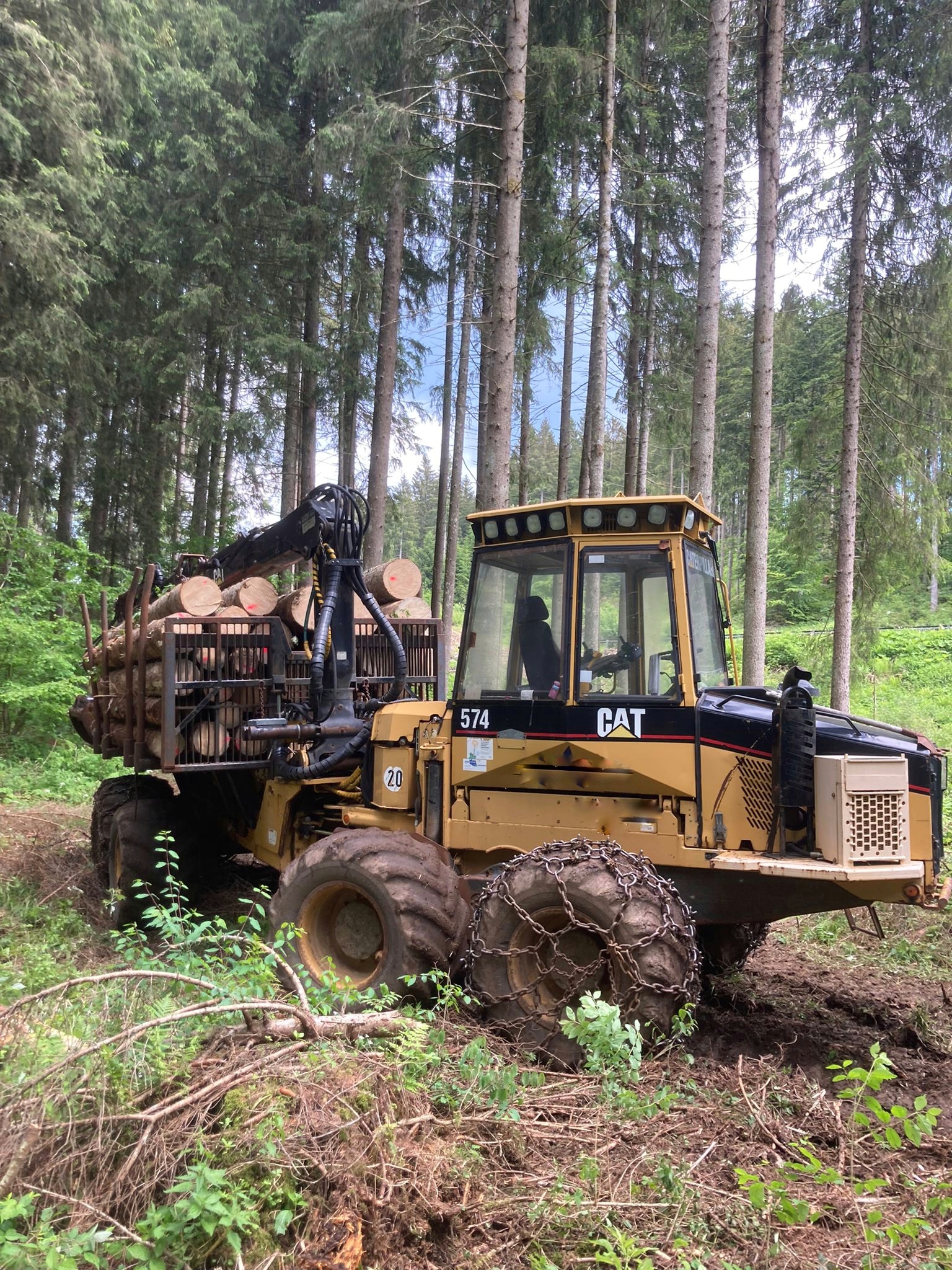 2 forwarder Cat e Valmet  in vendita - foto 1
