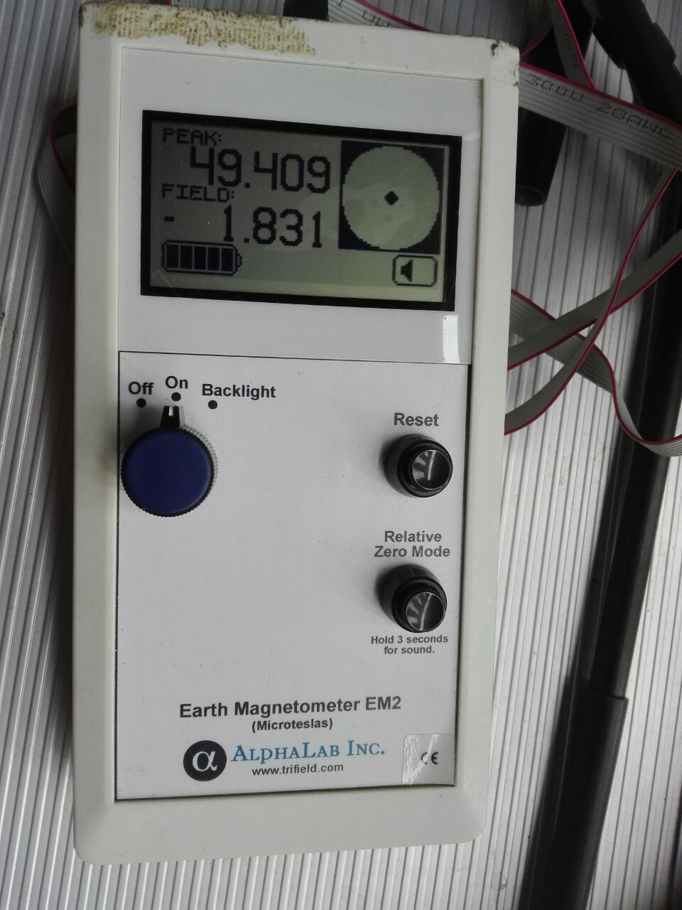 Magnetometro metal detector AlphaLab Inc. Modello EM2 in vendita - foto 2