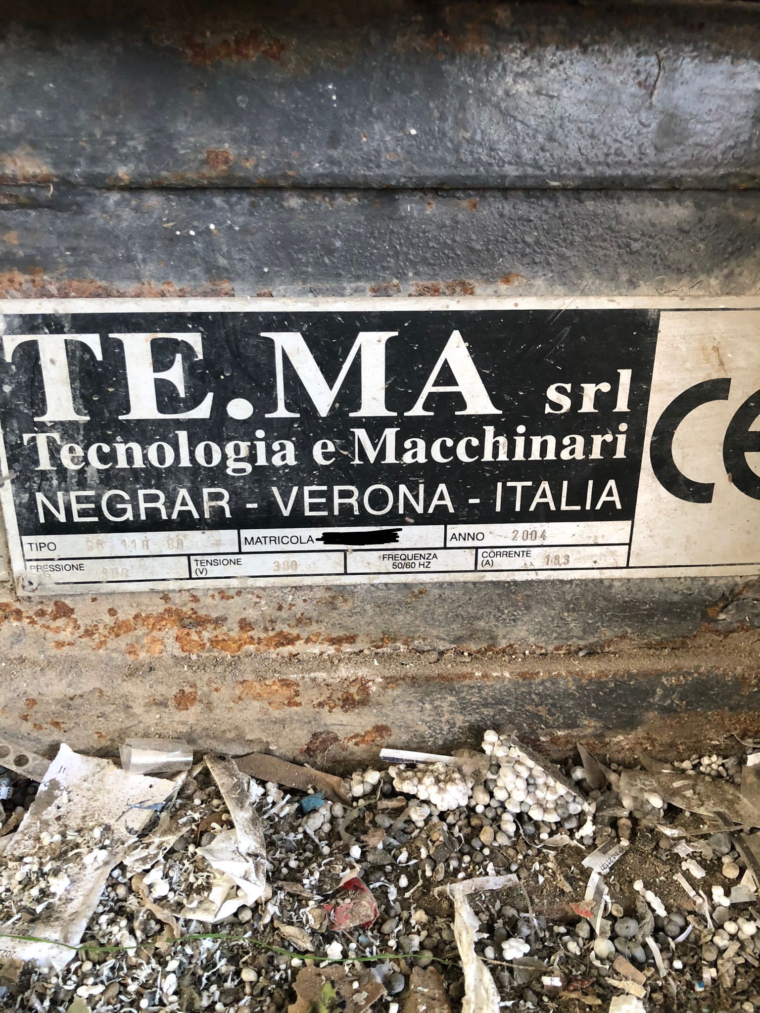 Pressa TE.MA vr 88/110 in vendita - foto 2