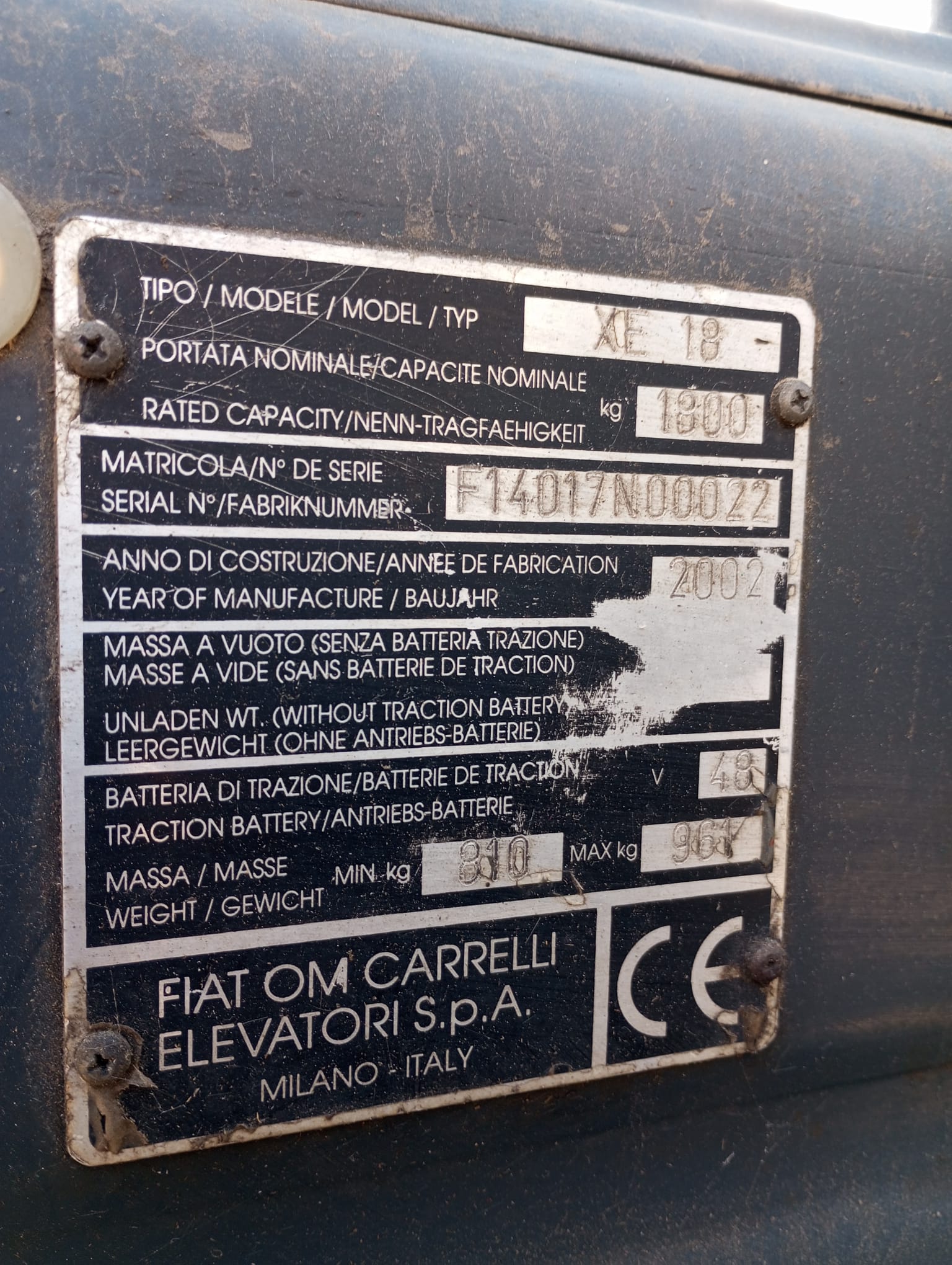 OM XE 18 Q in vendita - foto 3