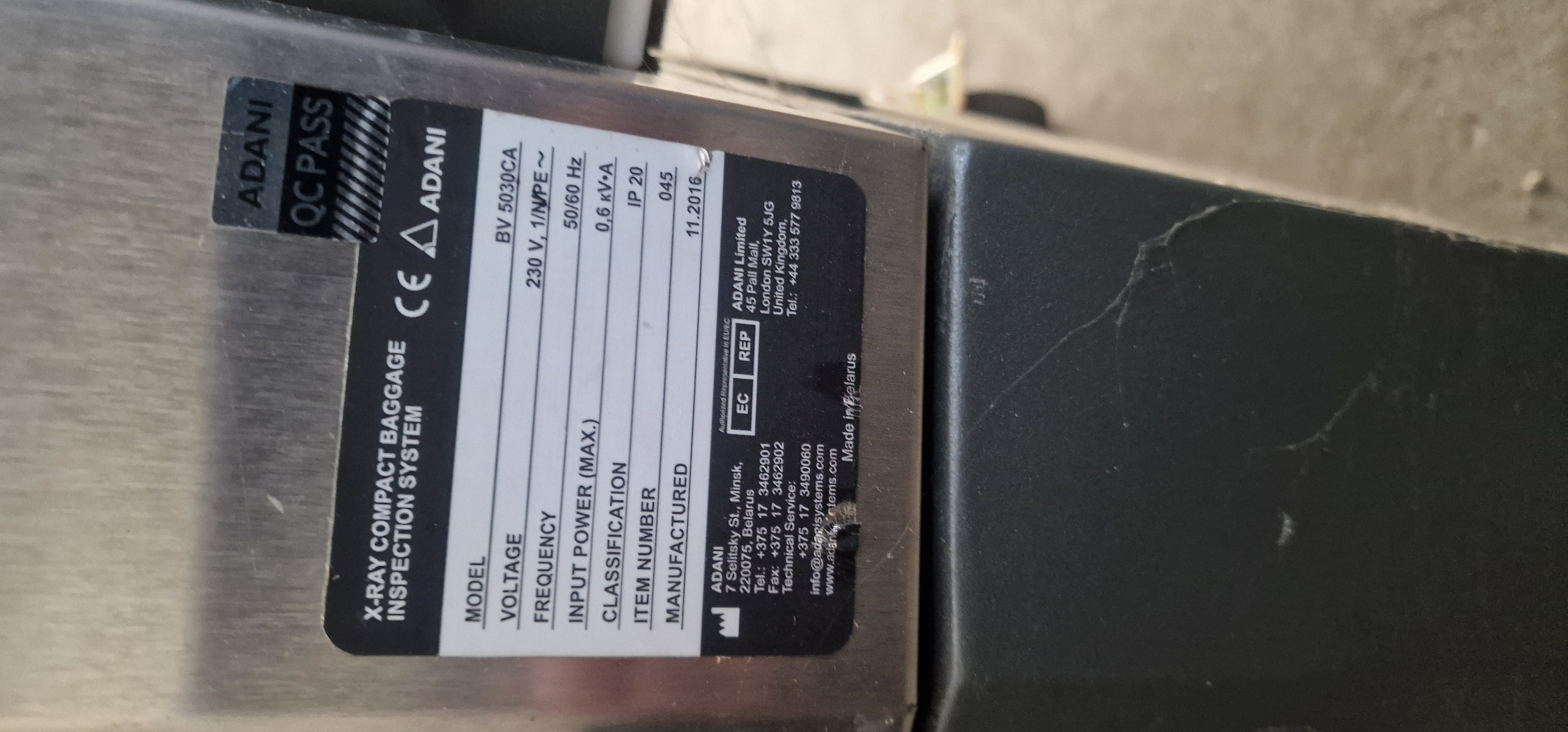 VENDO SCANNER A RAGGI X COMPATTO ADANI BV 5030 in vendita - foto 5