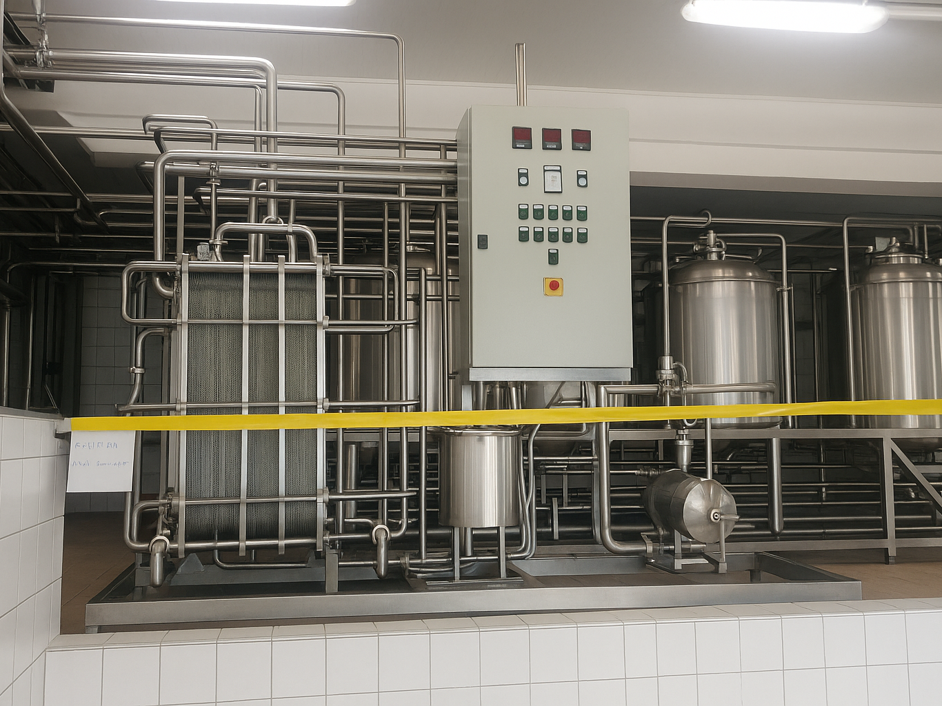 PST25 Pastorizzatore a flusso usato e separatore 2000   in vendita - foto 1