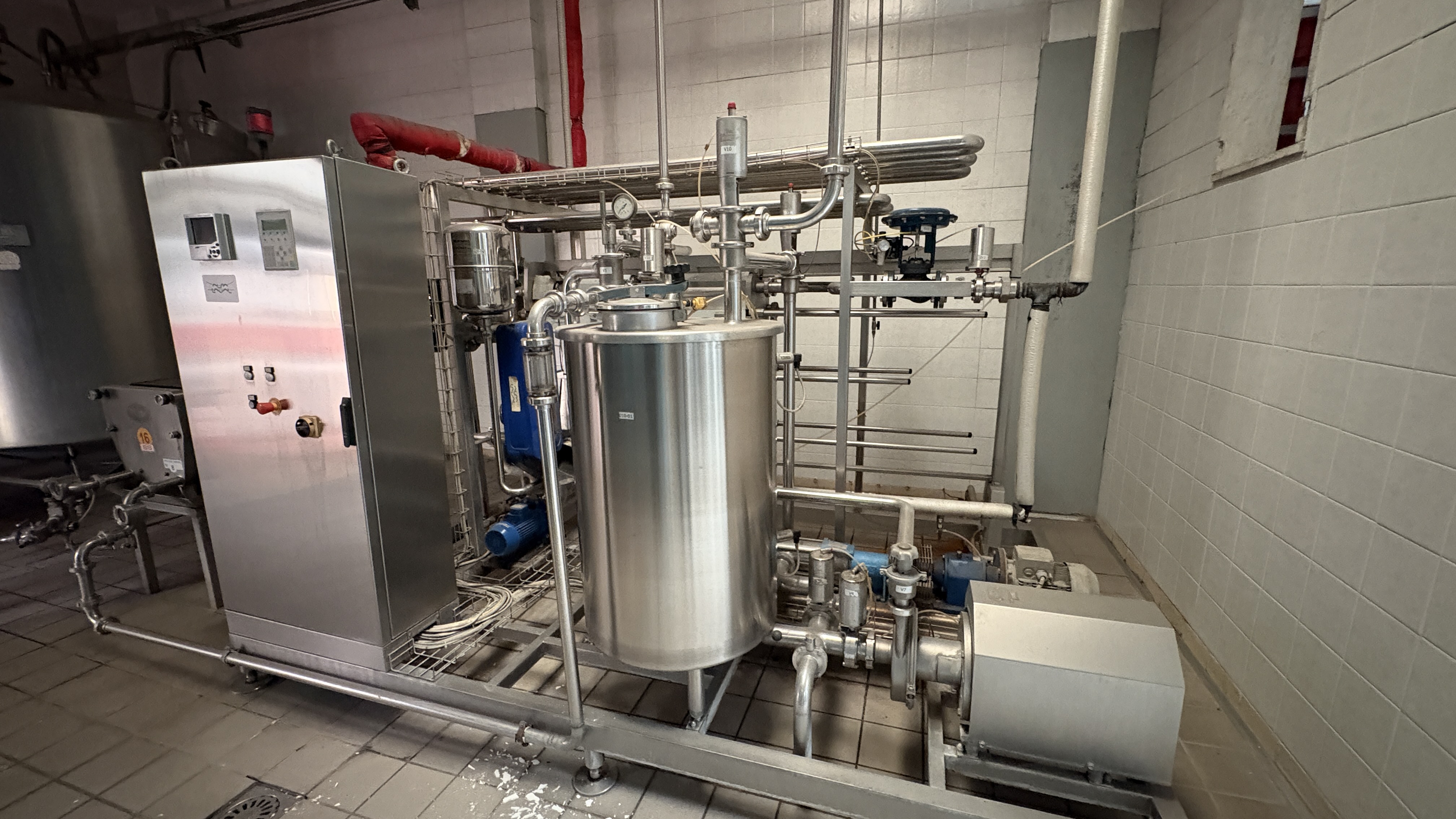 SAL11 Sala sciroppi usata + pastorizzatore Alfa Laval  in vendita - foto 5