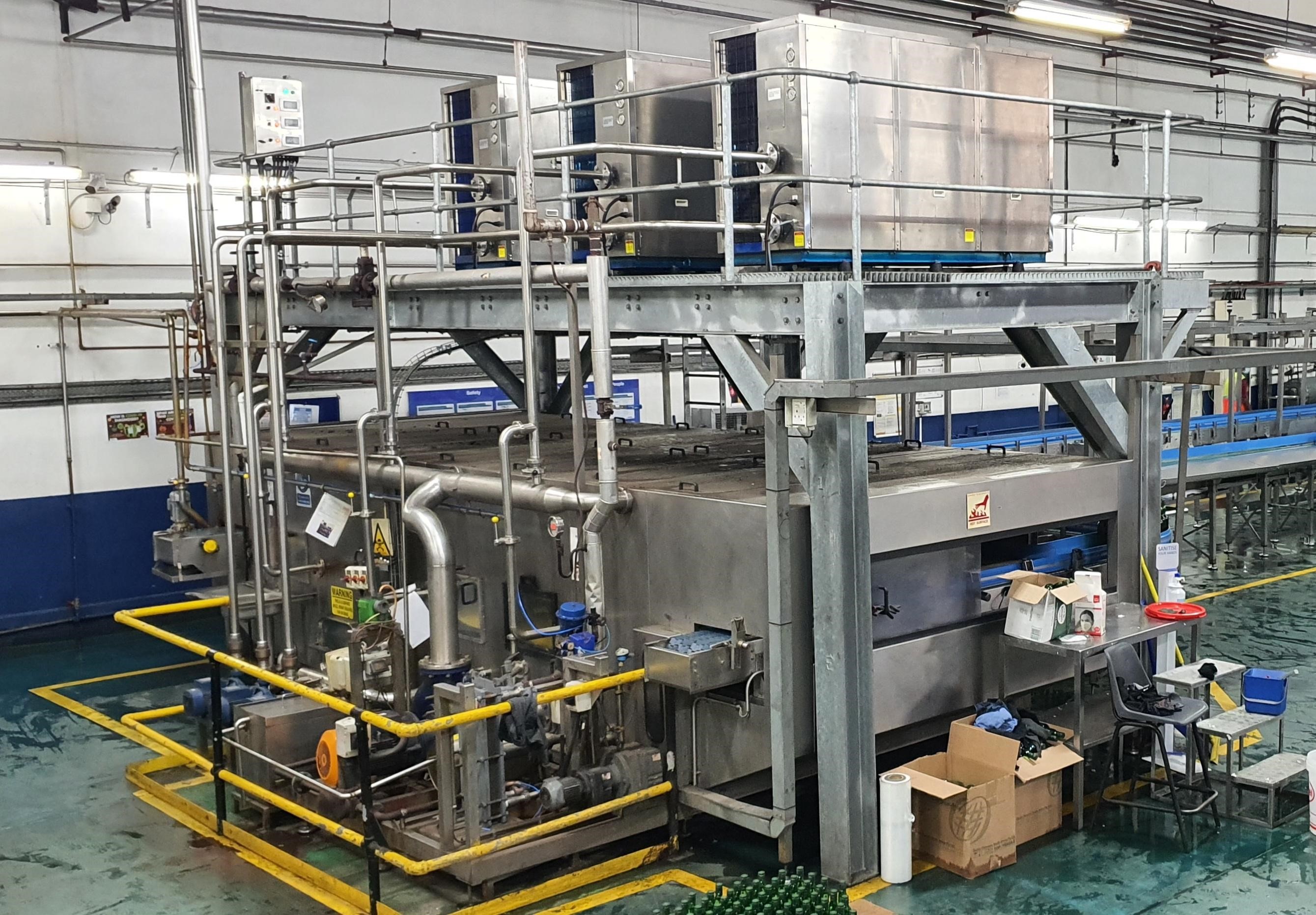 LC608 Linea imbott. in vetro usata X sidro 32000 BPH in vendita - foto 6