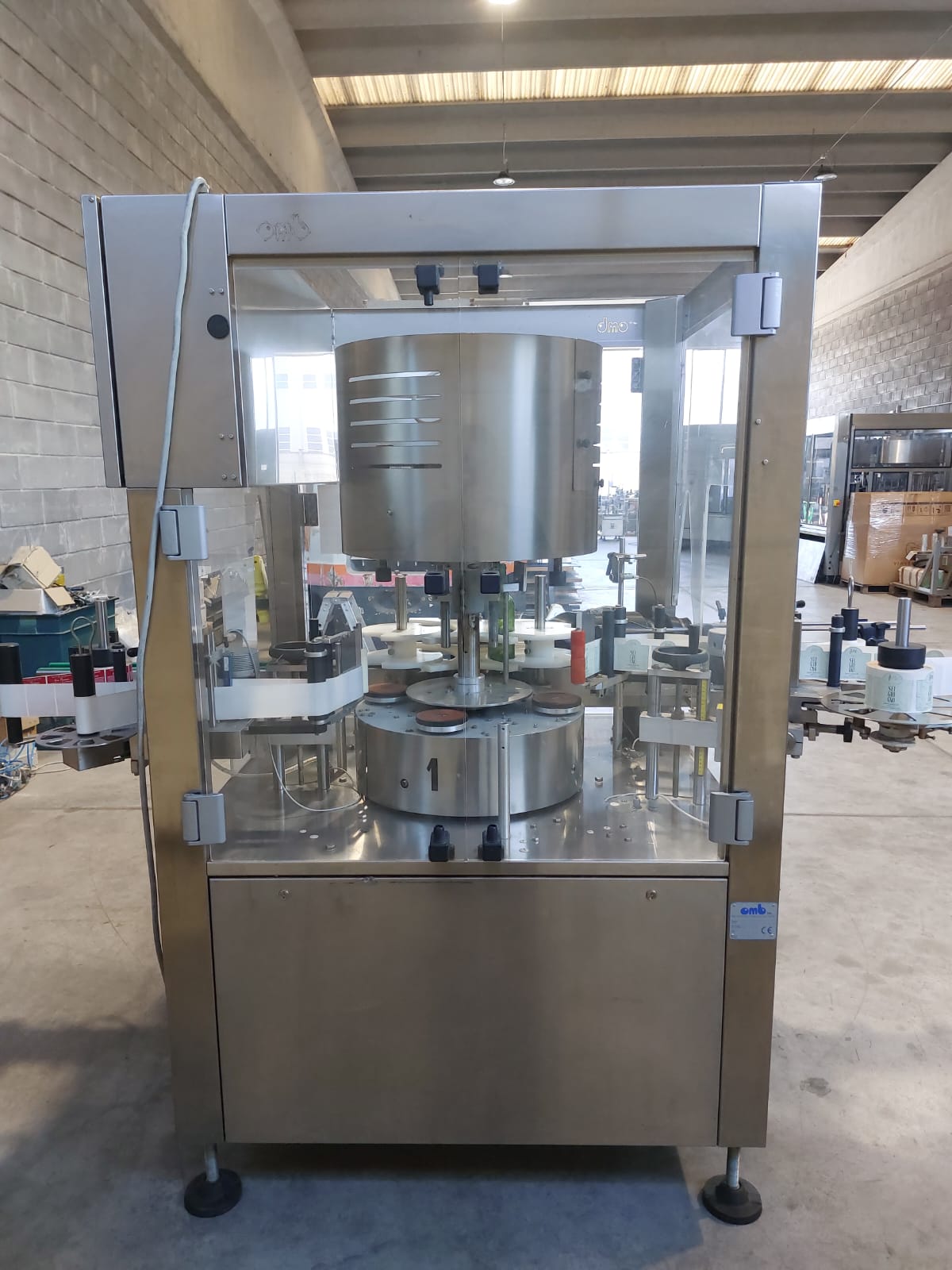 ET251 Etichettatrice OMB usata 4 teste 3000 bph in vendita - foto 6