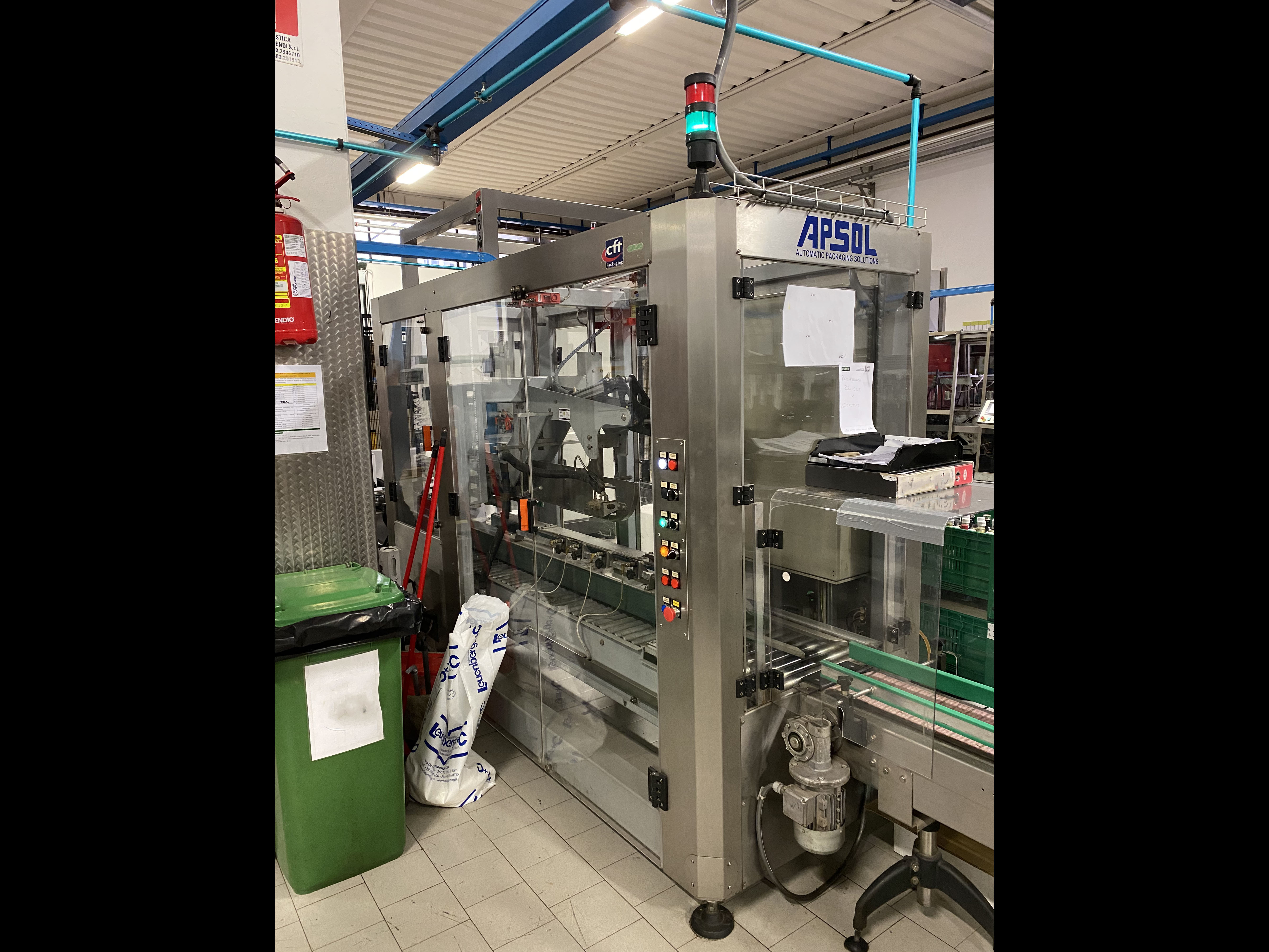 CC19 Sigillatrice di scatole usata APSOL - 3500 bph in vendita - foto 2