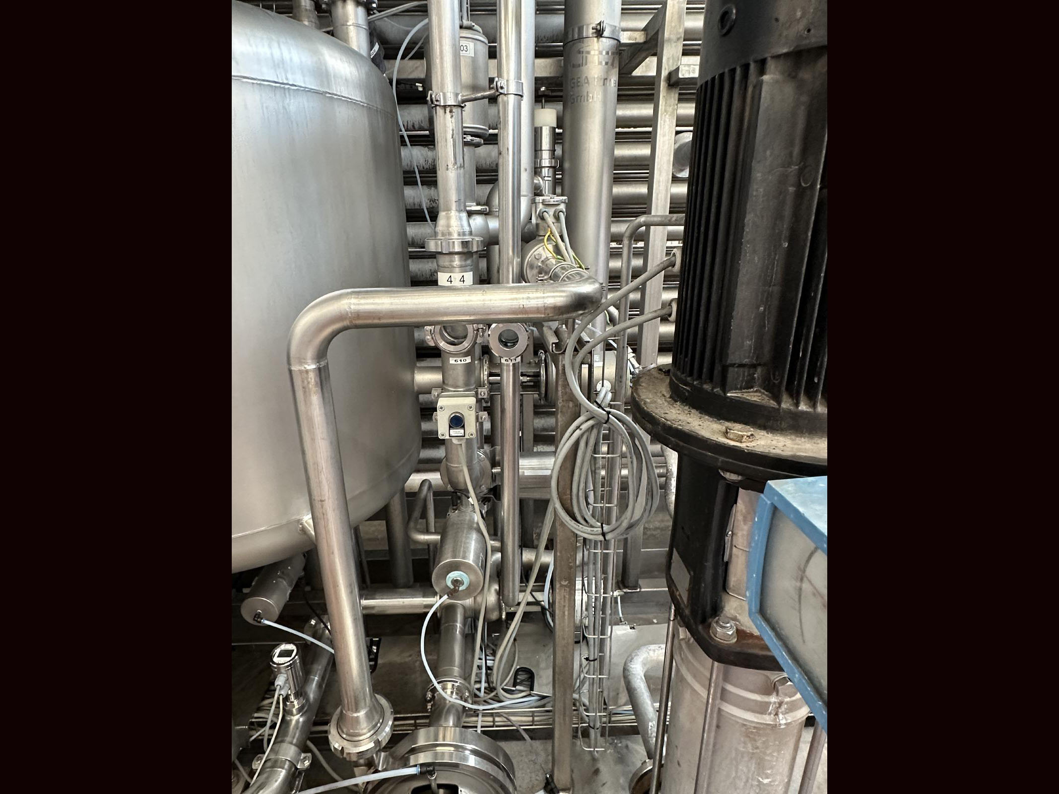 LC533 Sala preparazione latte UHT GEA Finnah 13000 l/h  in vendita - foto 9