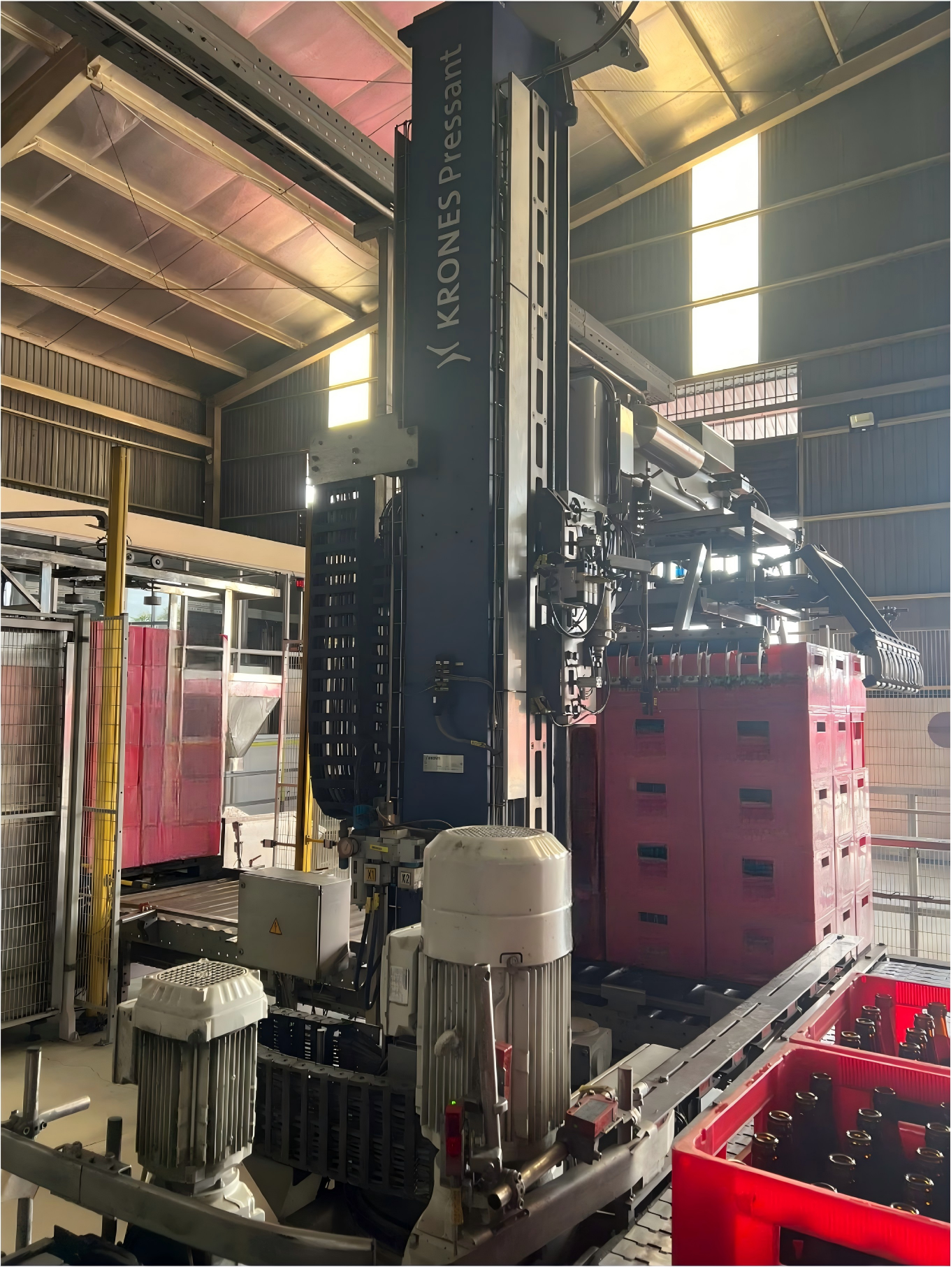 LC642 Linea di riemp. usata KRONES  X birra in vetro in vendita - foto 4