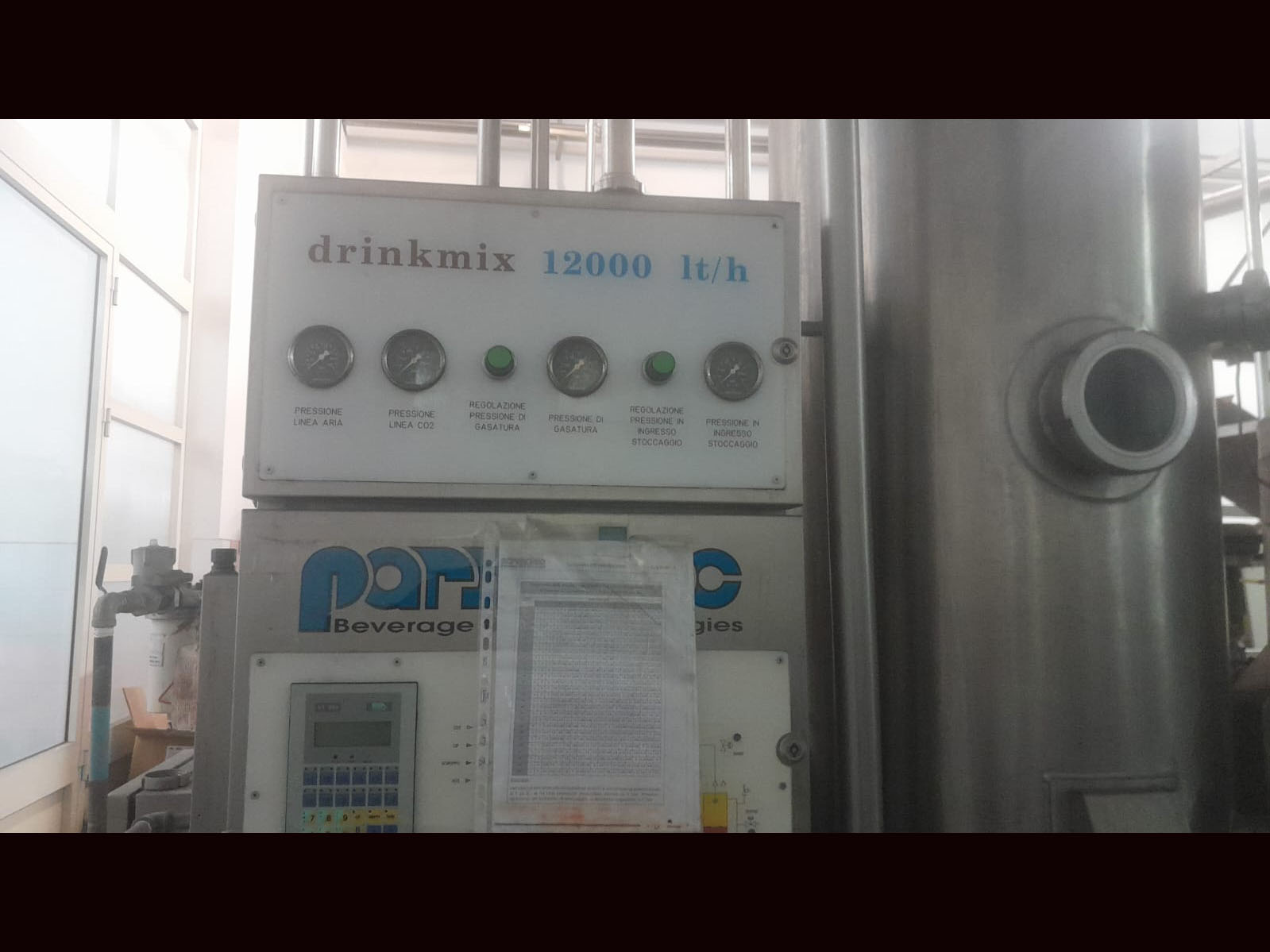 PX15 Premix usata PARMATEC Drinkmix 12000 l/h  in vendita - foto 2