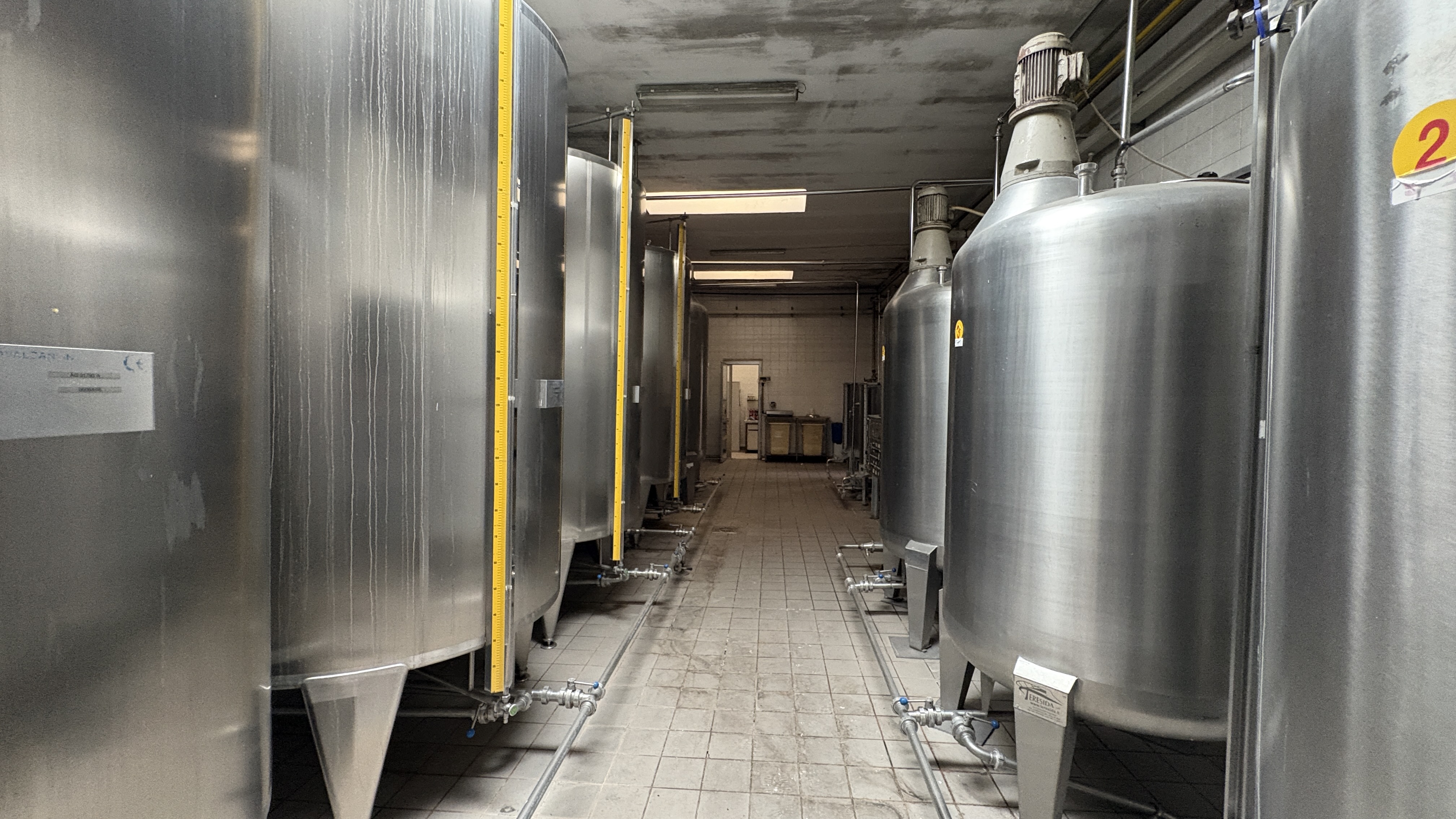 SAL11 Sala sciroppi usata + pastorizzatore Alfa Laval  in vendita - foto 6