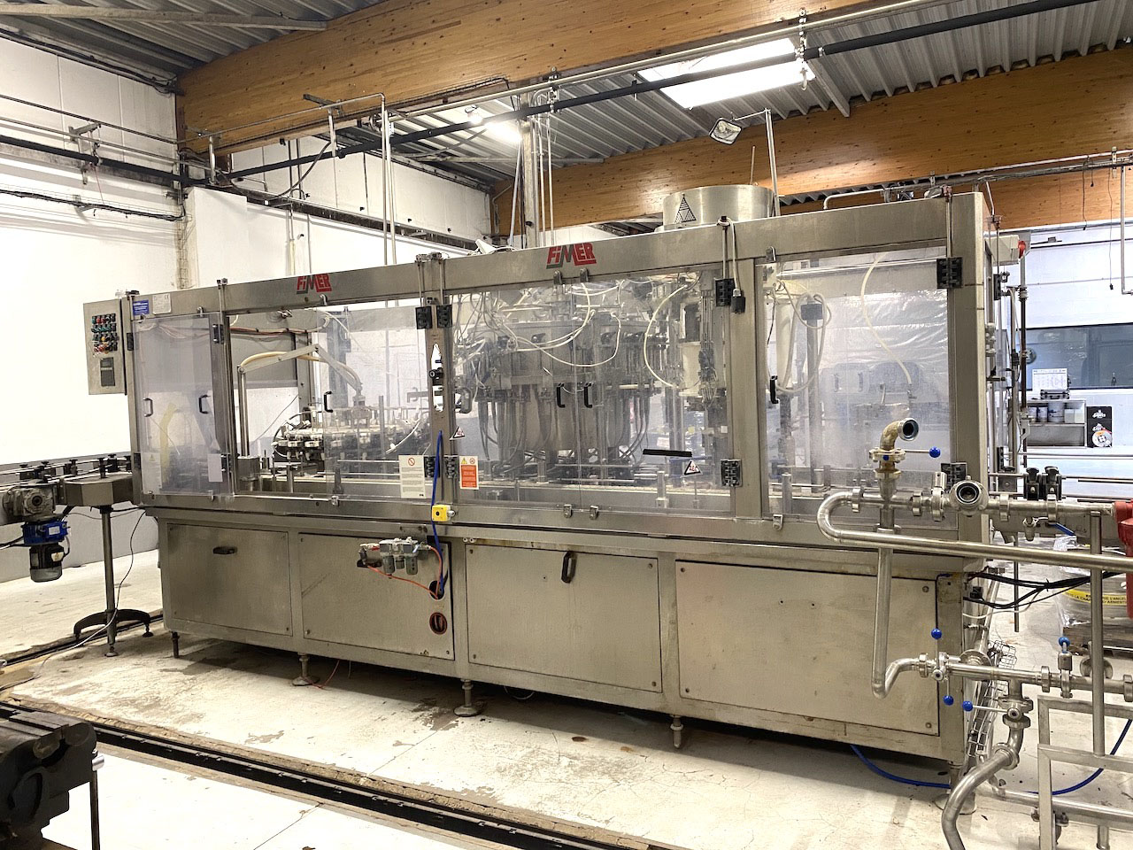 M290 Monoblocco di riemp. FIMER usato  birra 4000 bph  in vendita - foto 2