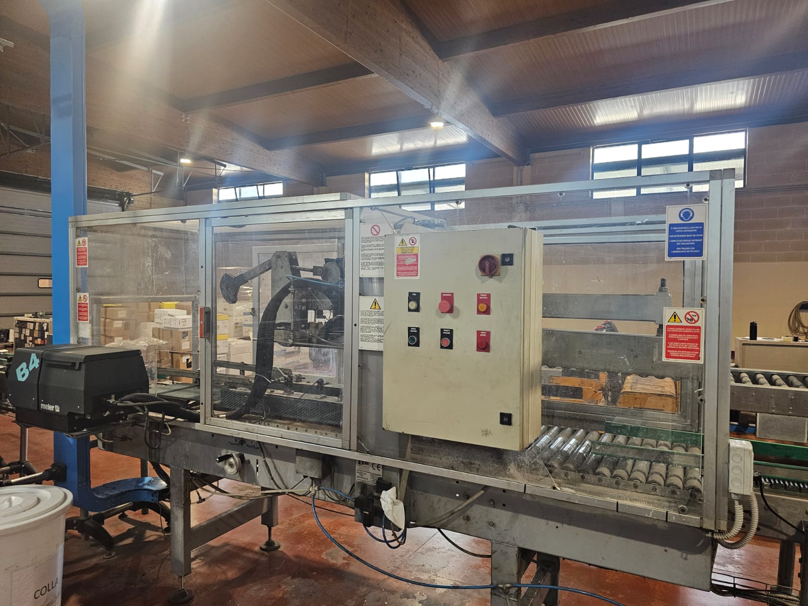 CC20 Chiudicartoni con colla calda usato TE-CO 607-98 in vendita - foto 4