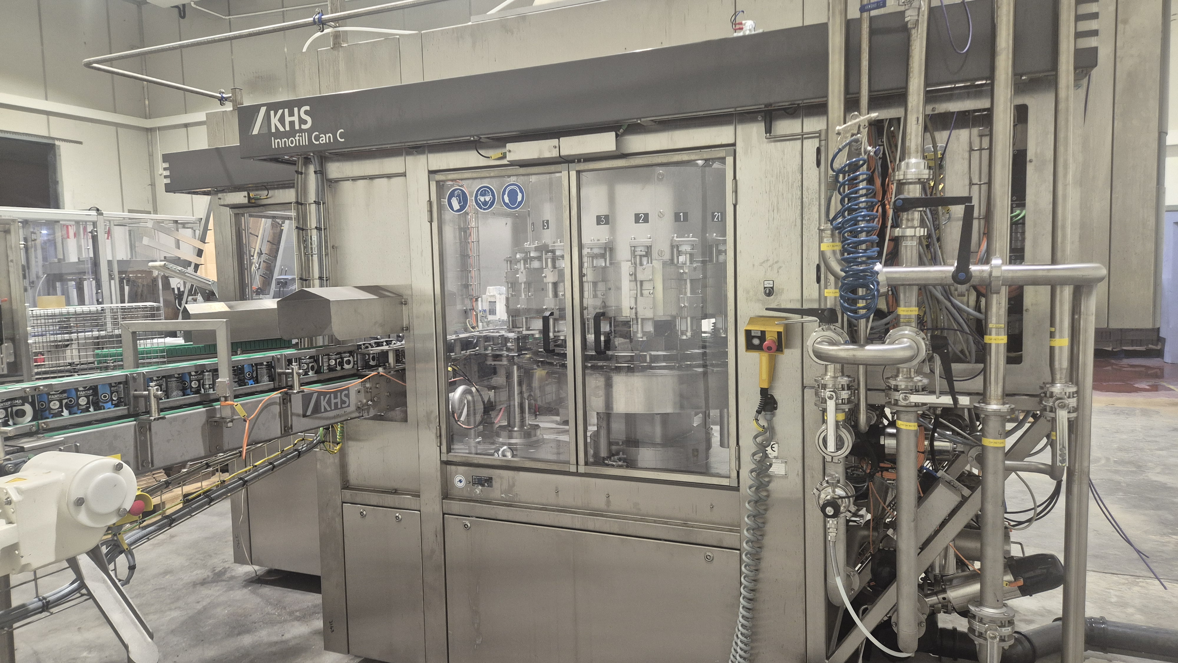 LC636 Linea riempim. lattine KHS usata 16000 CPH  in vendita - foto 12