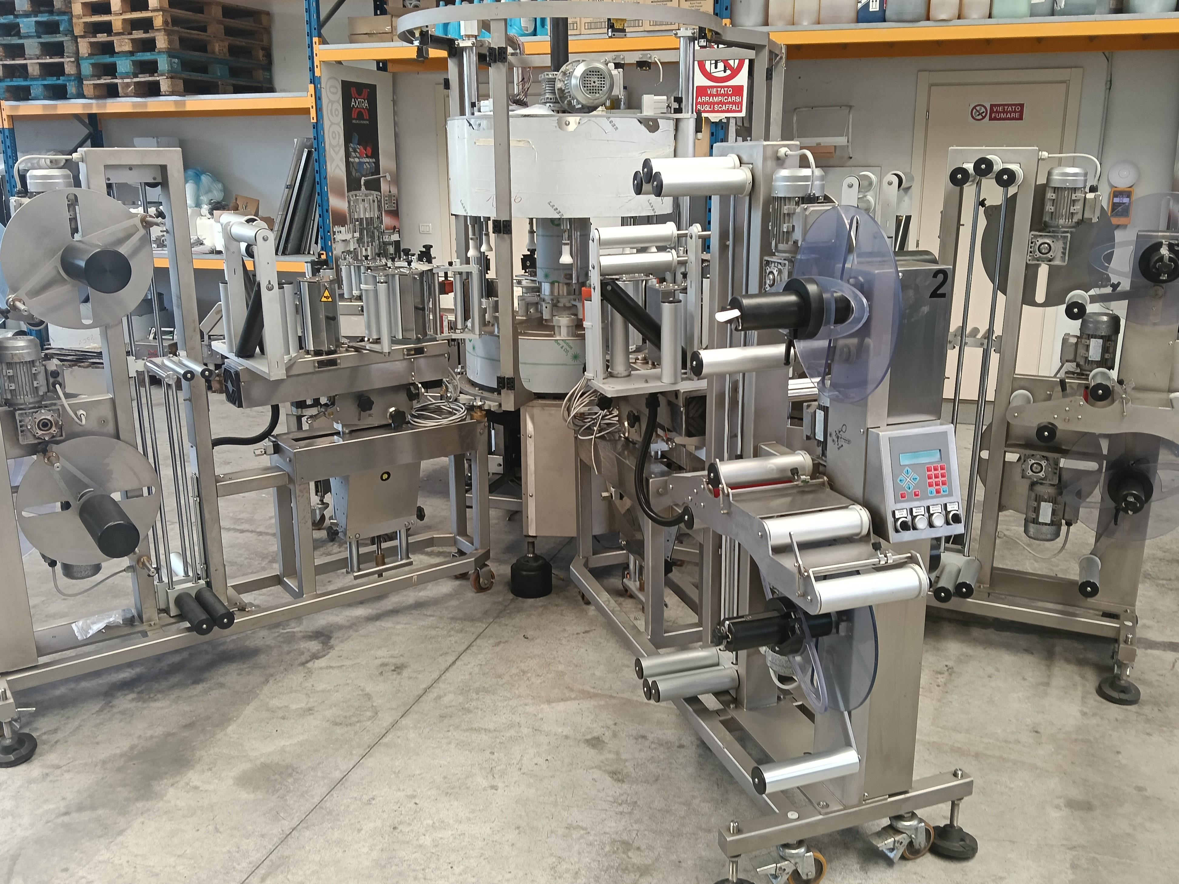 ET223 Etichettatrice usata AXTRA 720-H9SA4 - 8000 bph  in vendita - foto 1