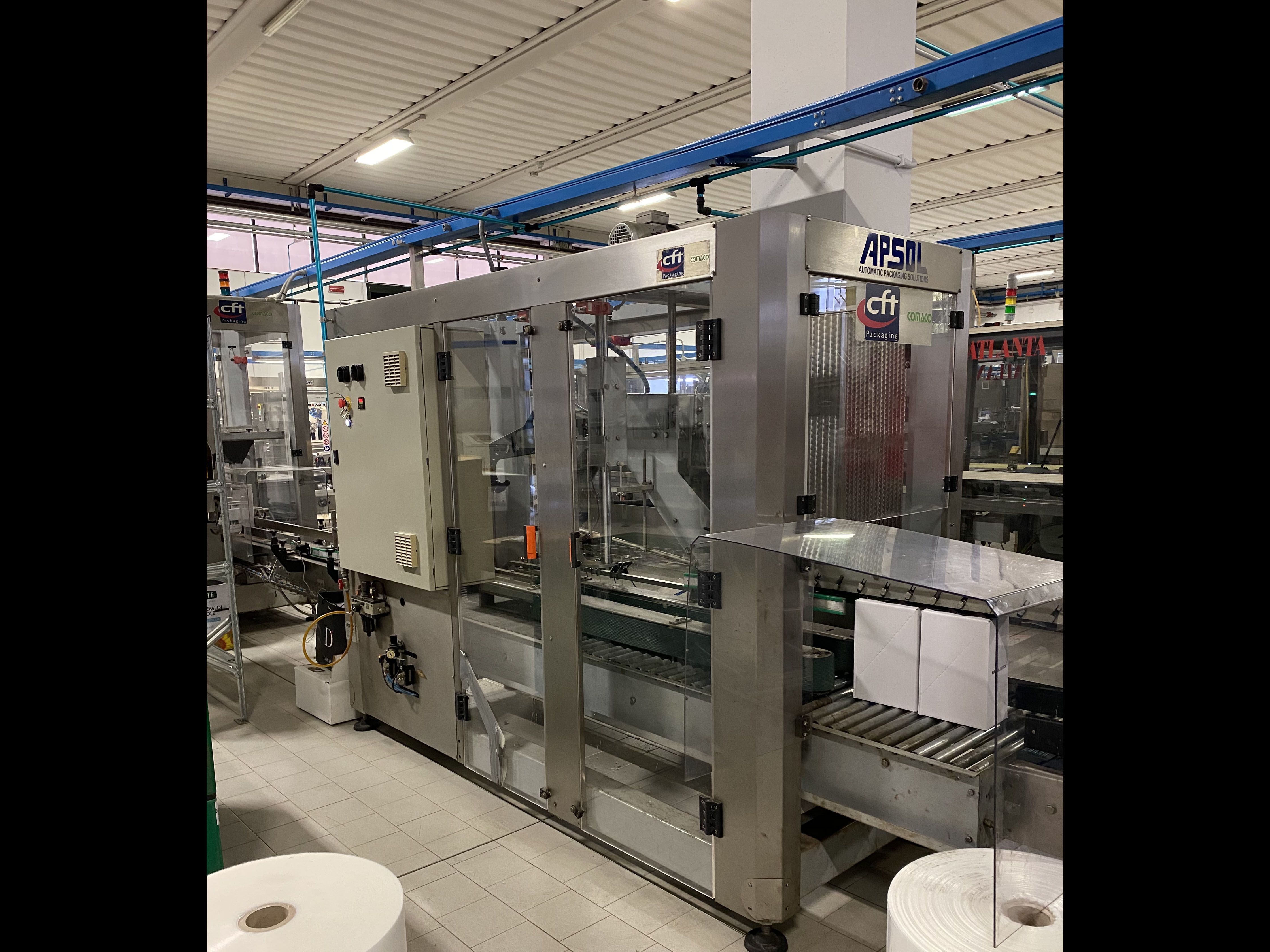 CC19 Sigillatrice di scatole usata APSOL - 3500 bph in vendita - foto 1