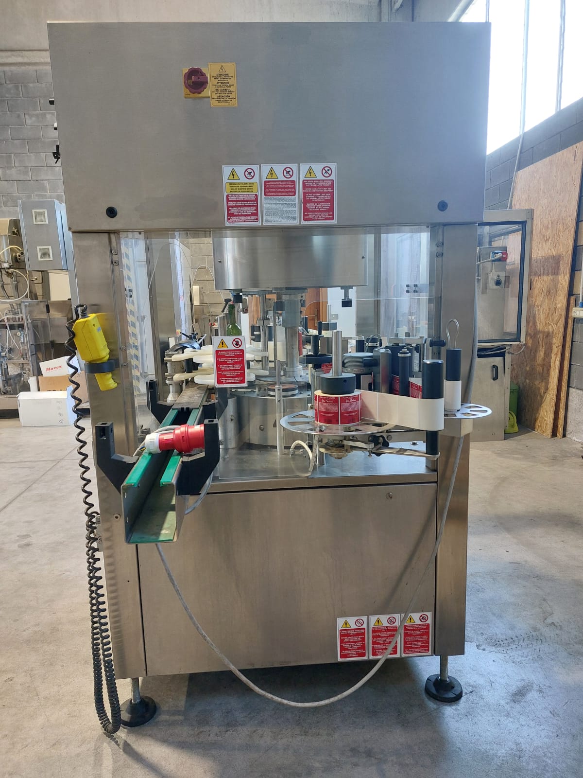 ET251 Etichettatrice OMB usata 4 teste 3000 bph in vendita - foto 4