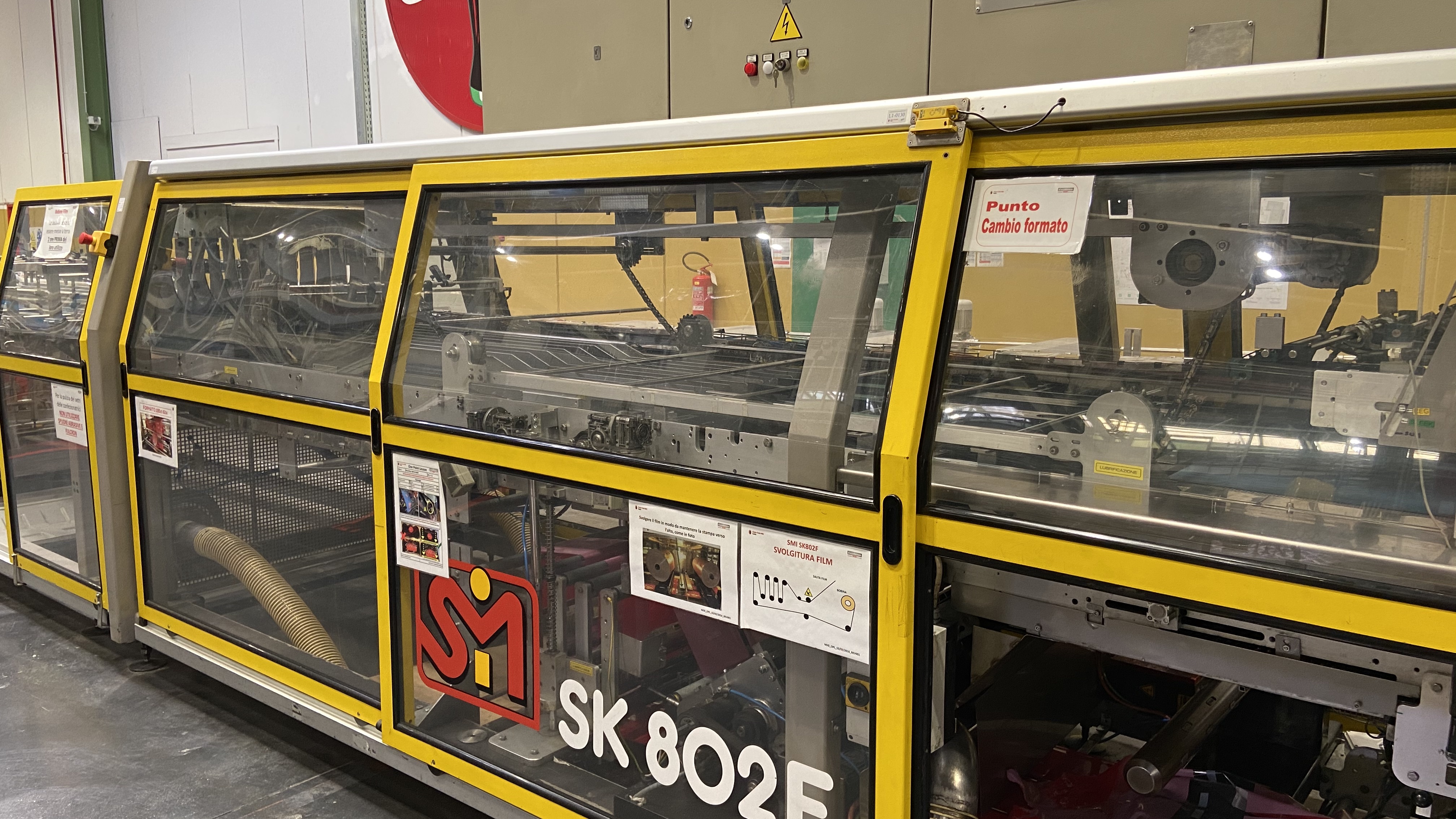 FA67 Fardellatrice termoretraibile usata SMI 72000 BPH in vendita - foto 1