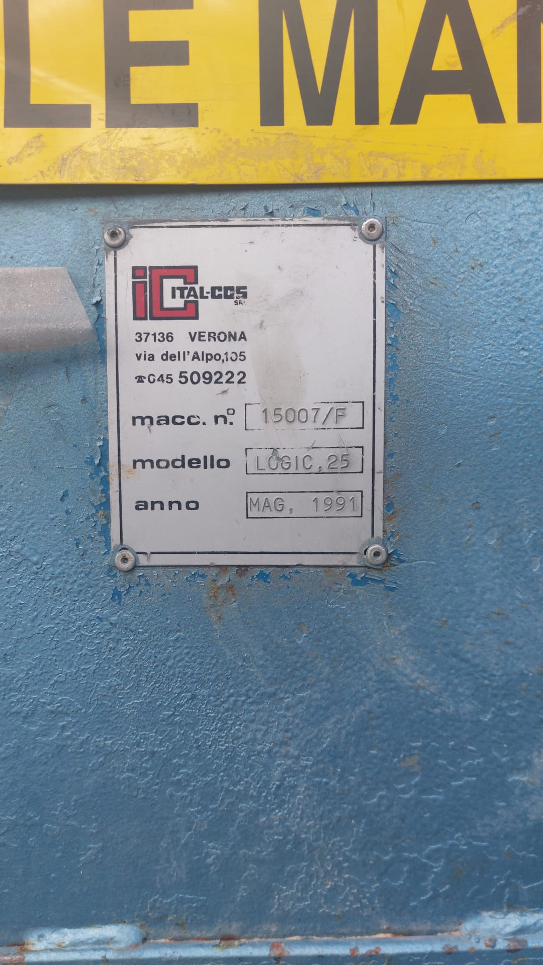 pressa italcos logic 25 in vendita - foto 7