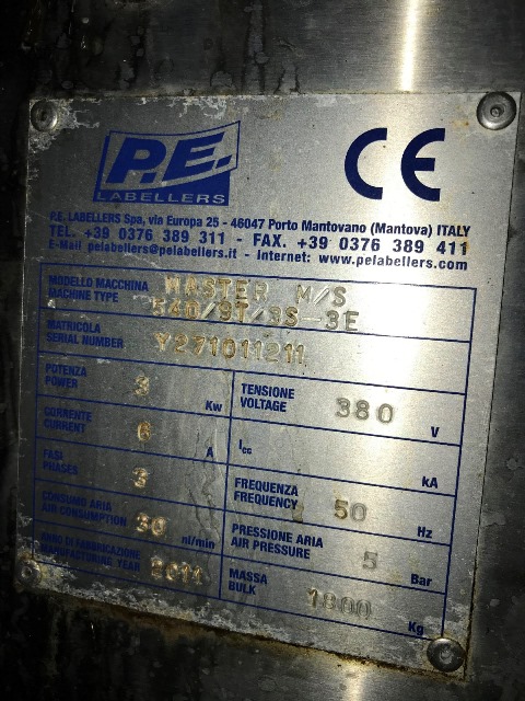 ETICHETTATRICE AUTOMATICA ROTATIVA AUTOADESIVA in vendita - foto 4