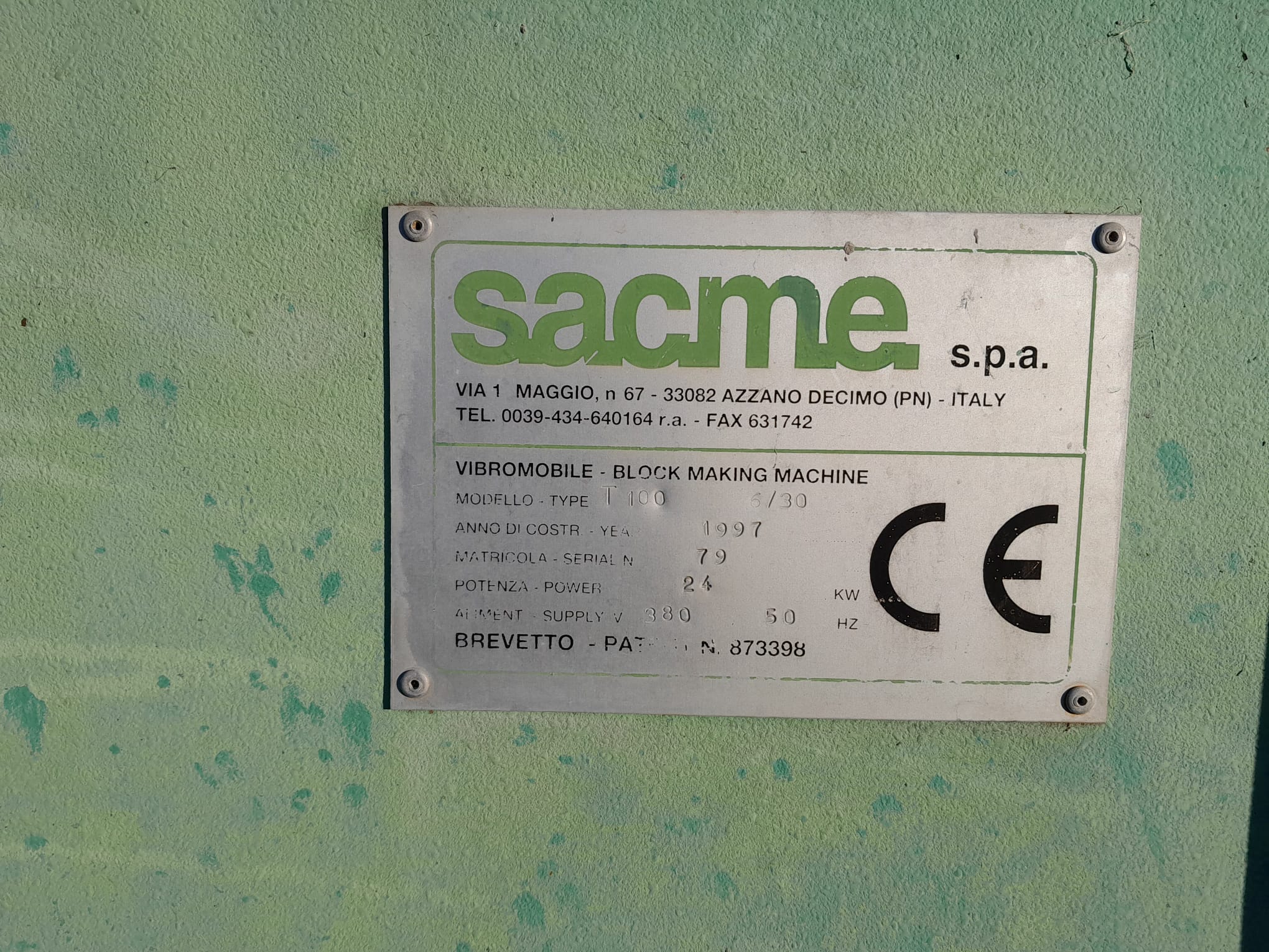 VIBROMOBILE SACME T100/6-30 in vendita - foto 4